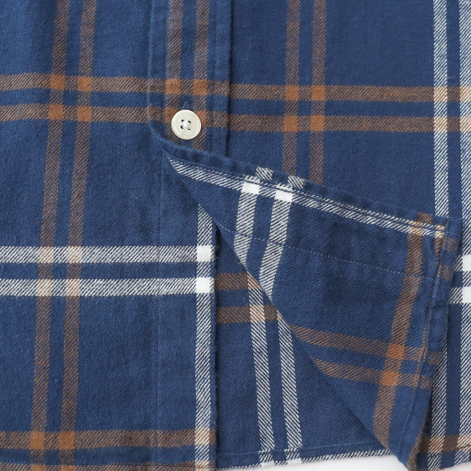 Chemises à manches longues en flanelle à carreaux pour hommes #0314