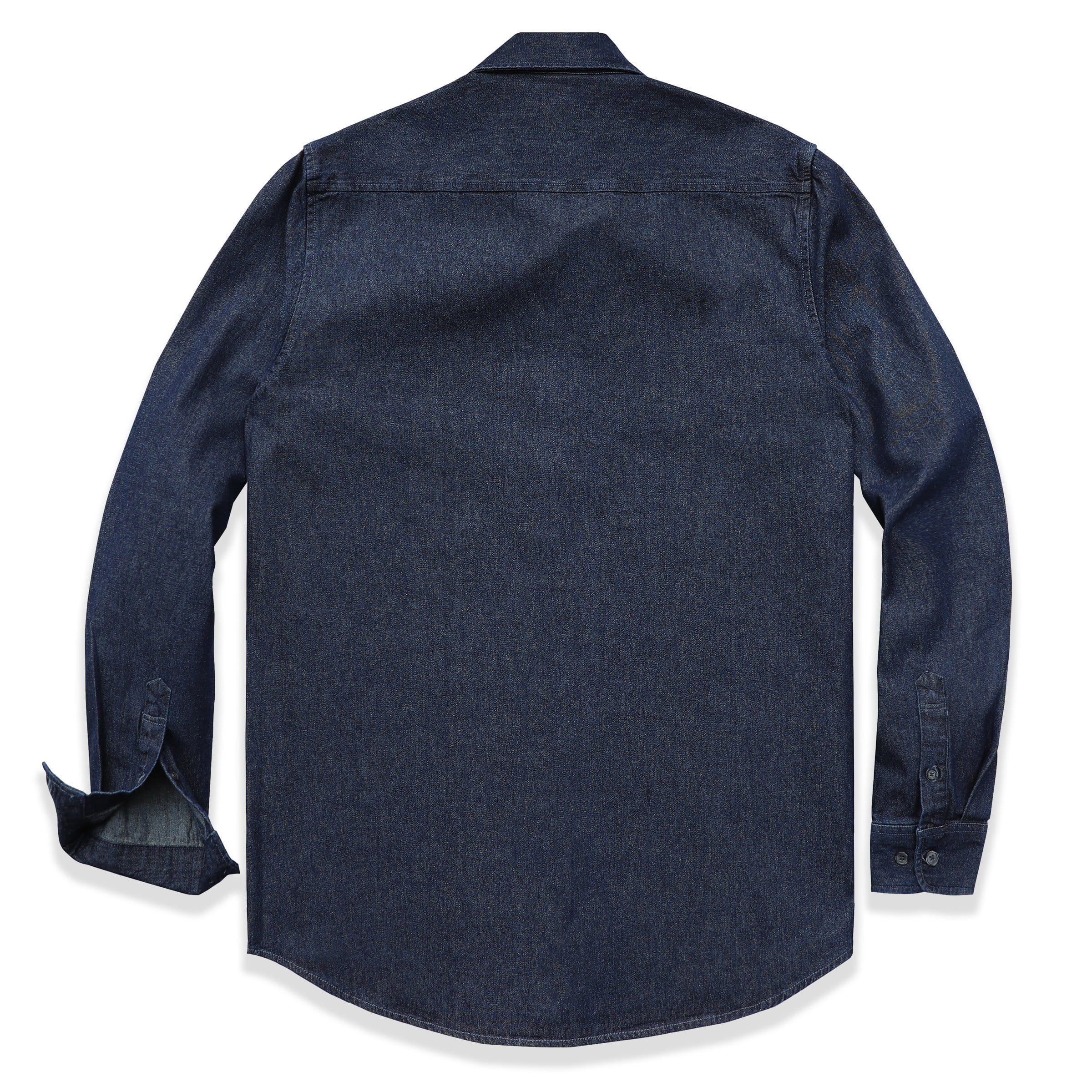 Chemise en jean à manches longues en coton pour homme #4500