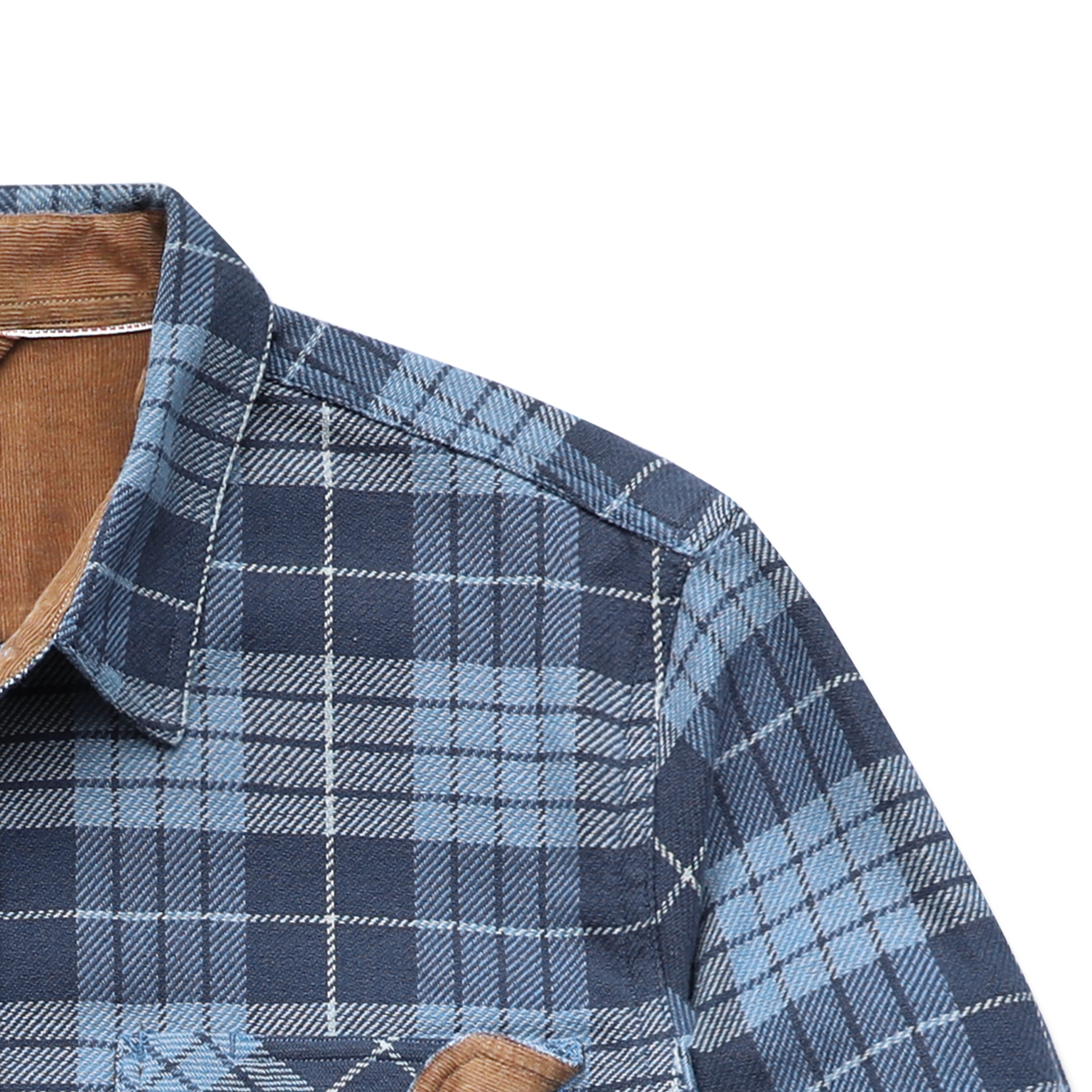 Mens Midweight Flannel Shirts Long Sleeve Casual Button Down Brushed 100% Cotton Shirt#10110