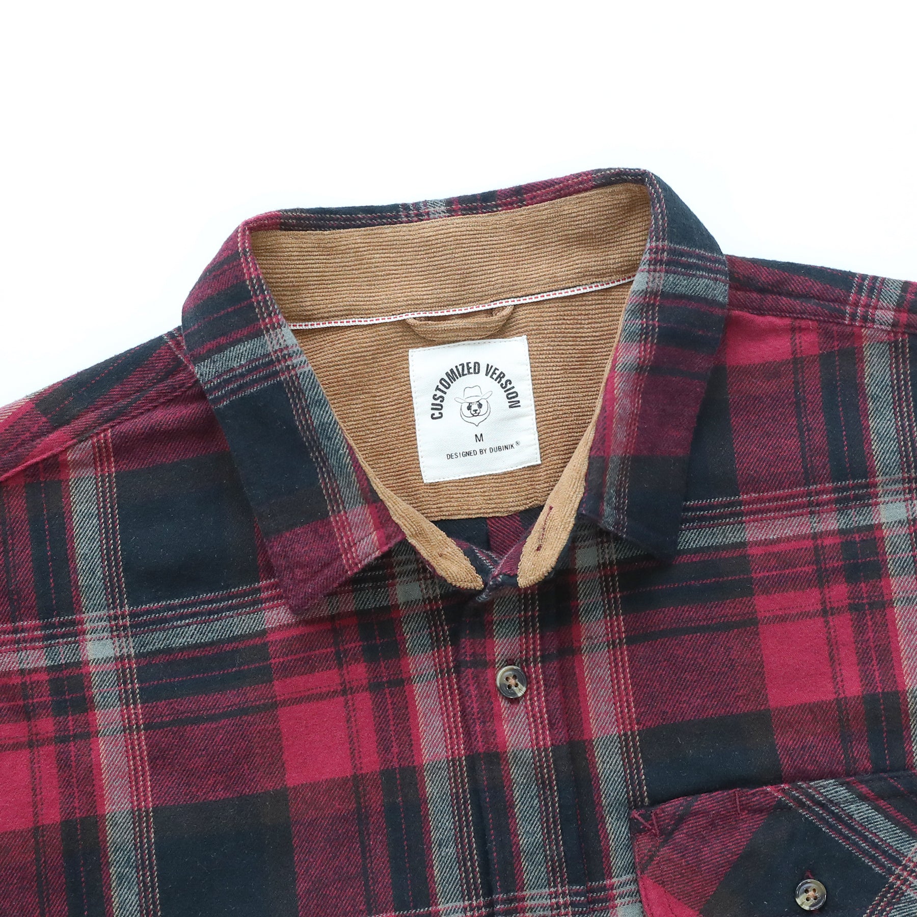 Mens Midweight Flannel Shirts Long Sleeve Casual Button Down Brushed 100% Cotton Shirt#1001