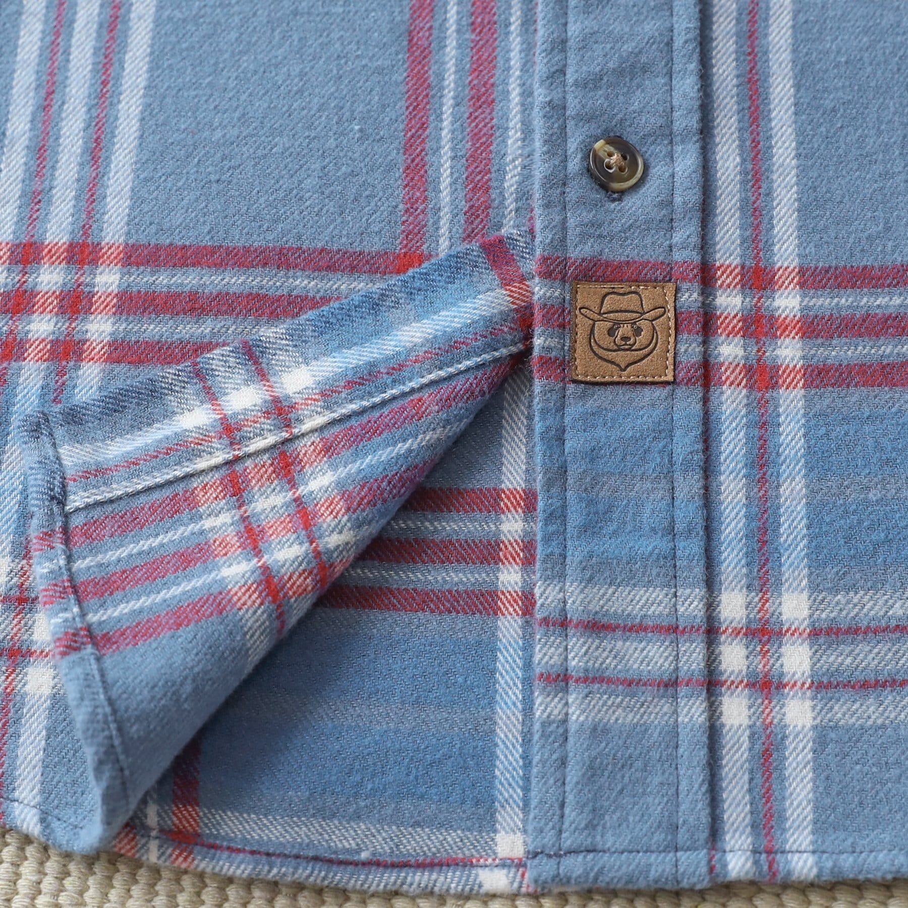 Mens Midweight Flannel Shirts Long Sleeve Casual Button Down Brushed 100% Cotton Shirt#1021