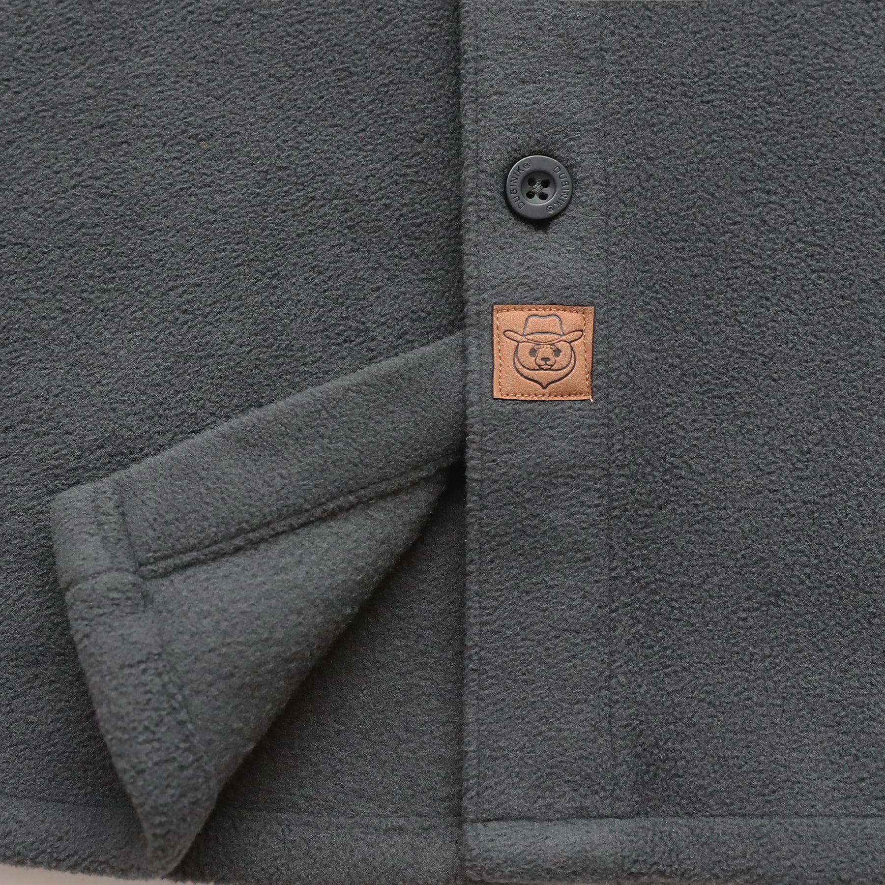 Mens Long Sleeve Fleece Shirt Casual Button Down Light-in-weight Shirt #0244