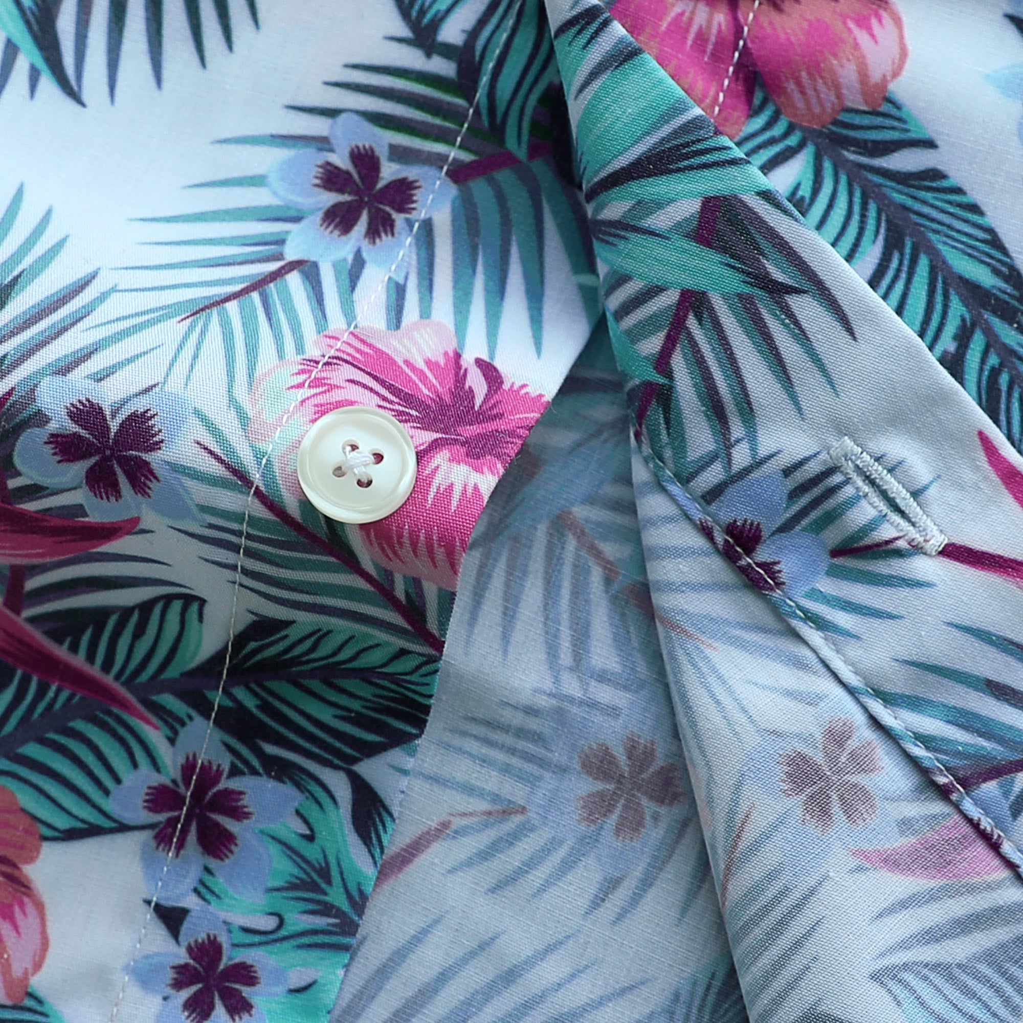 Chemise hawaïenne pour homme Aloha Tropical, manches courtes, boutonnée, imprimé plage, #2622
