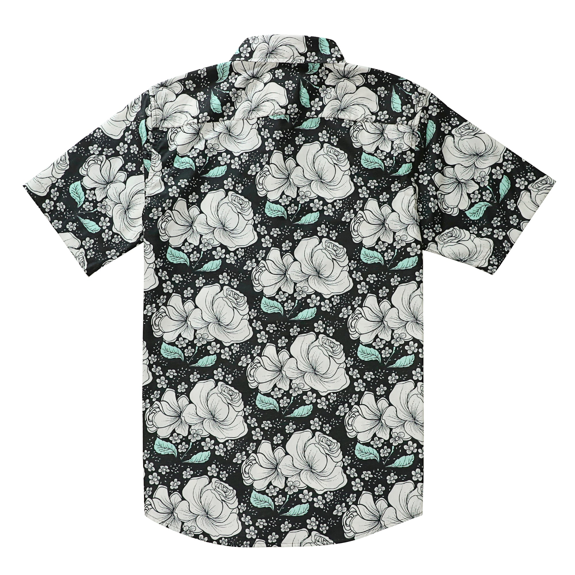 Hawaiihemd für Herren, Aloha, tropisch, kurzärmelig, Button-Down-Print, Strandhemden #2604