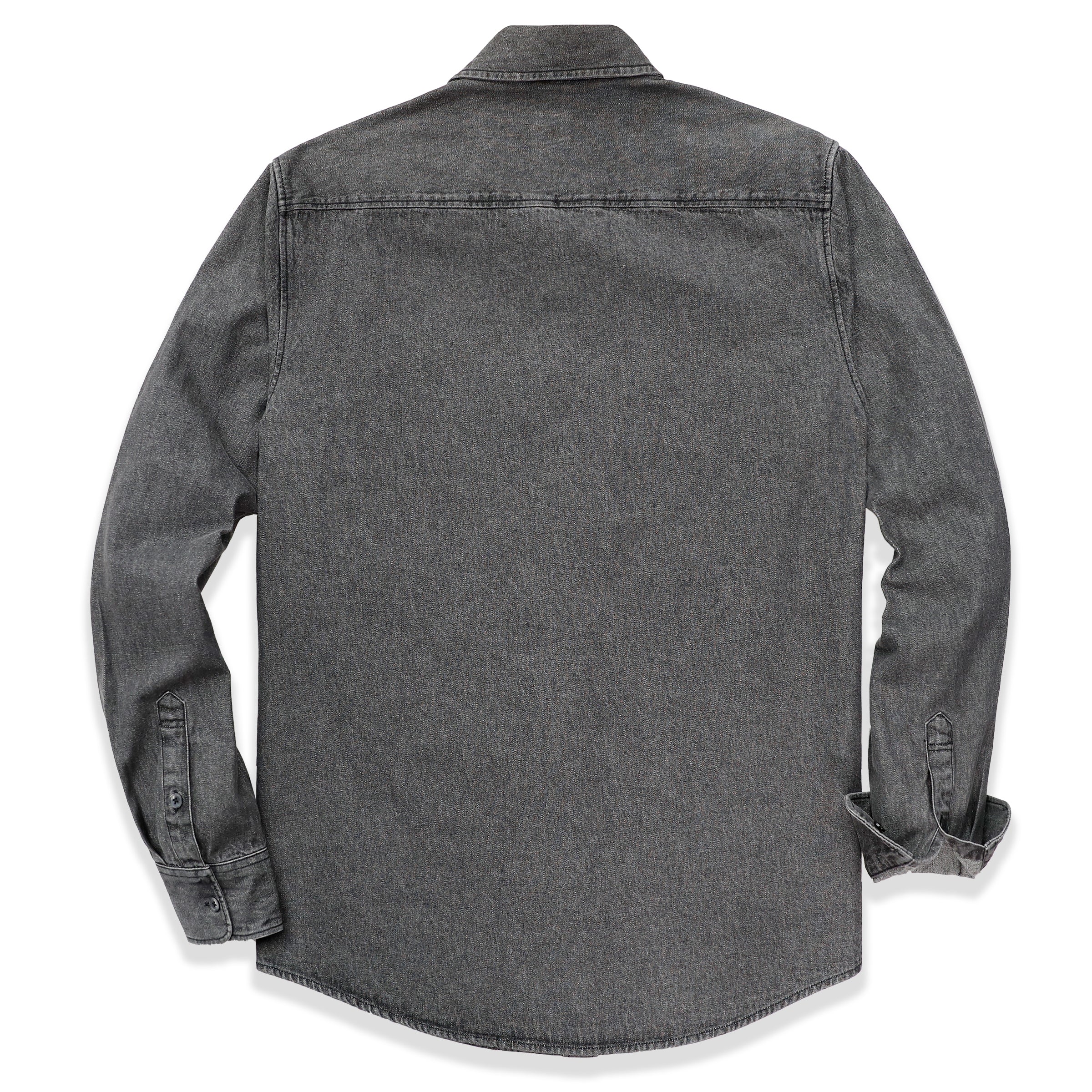 Chemise en jean à manches longues en coton pour homme #4503