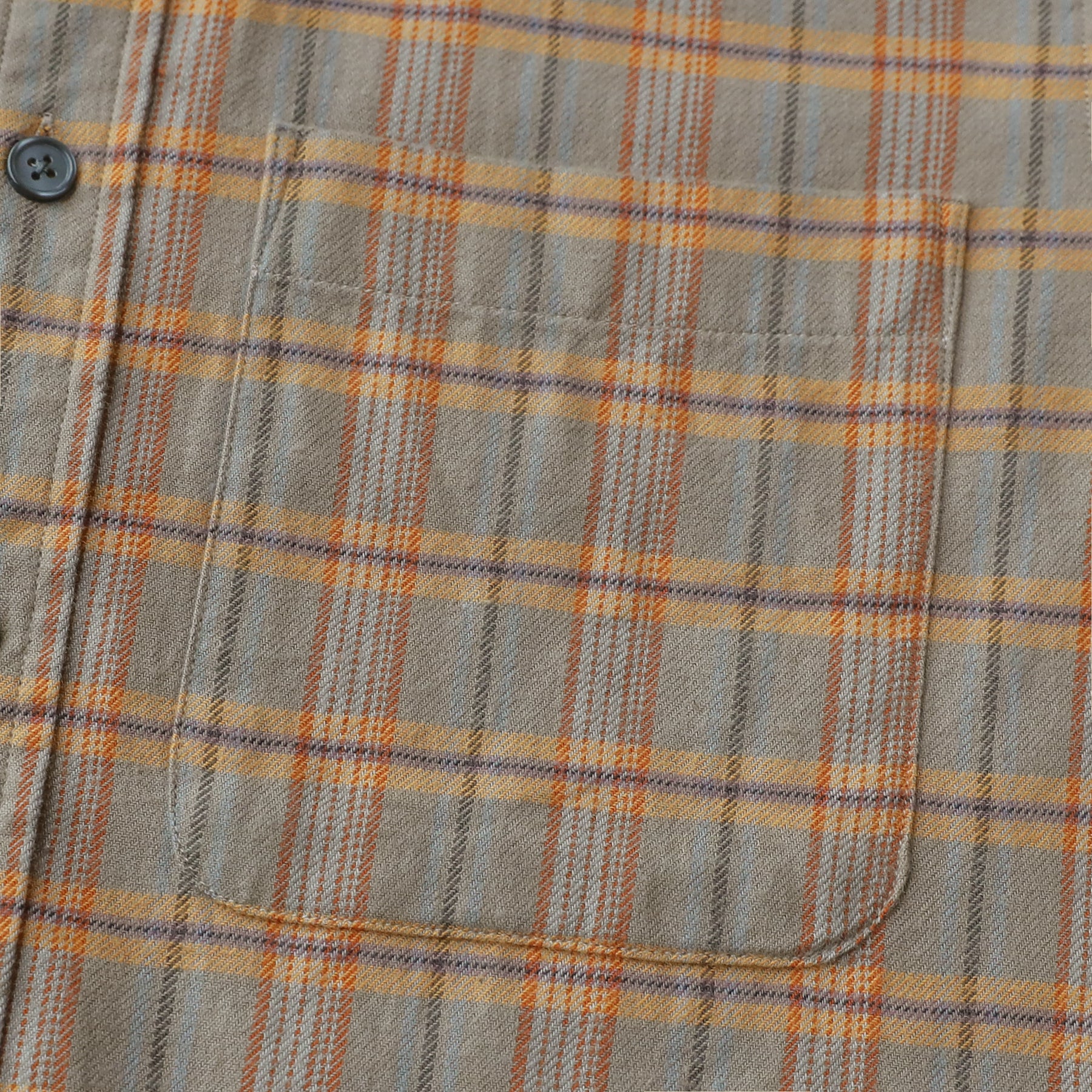 Herren Kariertes Flanell Langarmhemd #0334