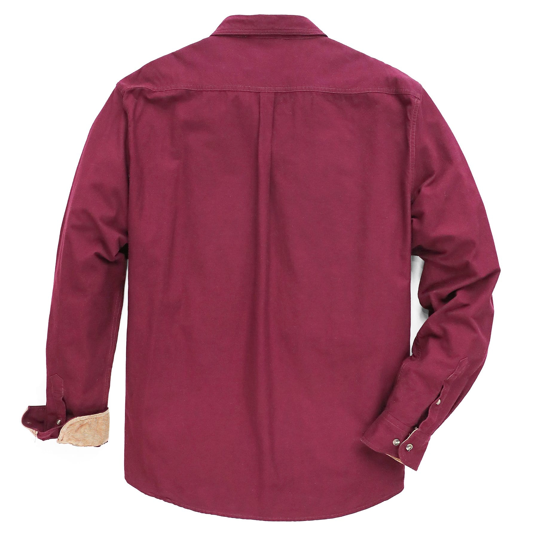 Mens Midweight Flannel Shirts Long Sleeve Casual Button Down Brushed 100% Cotton Shirt#1018