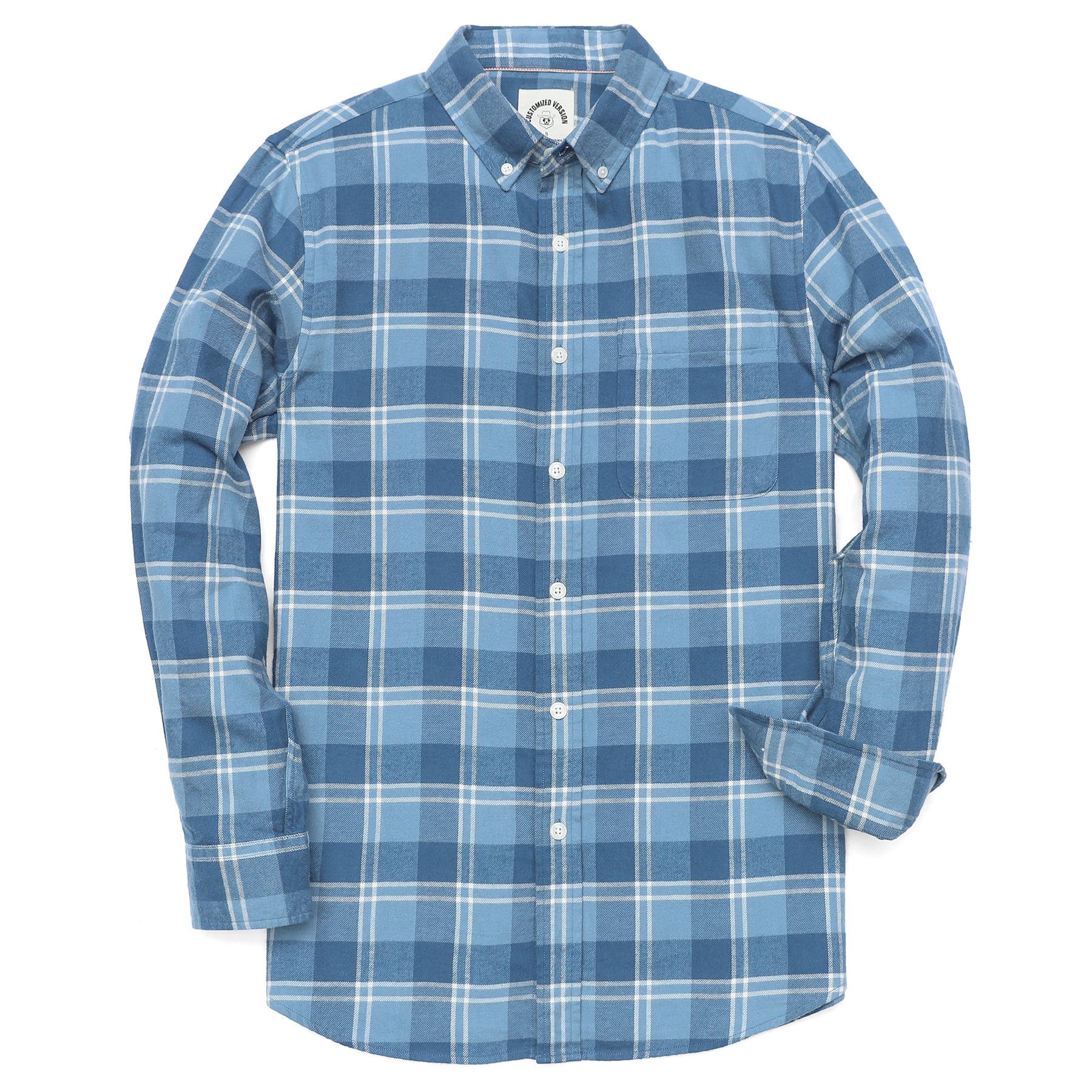 Men's Plaid Flannel Long Sleeve Shirts #0313