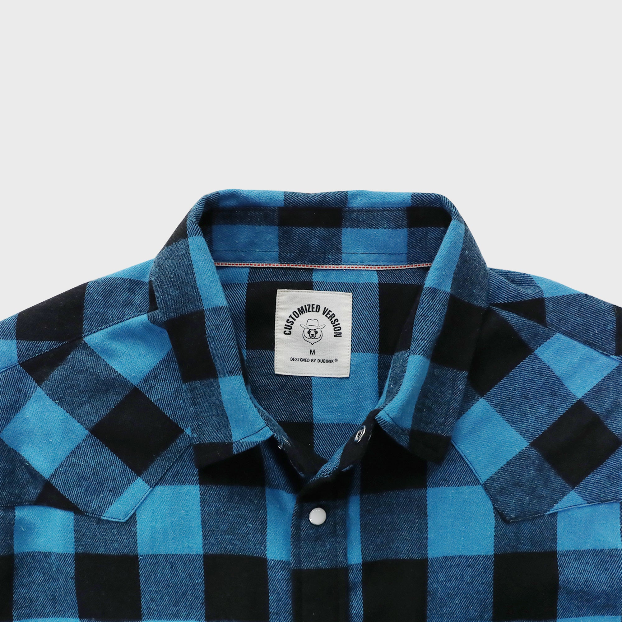 Mens Flannel Long Sleeve Pearl Snap Buttons Western Cowboy Vintage Casual Shirts #2803