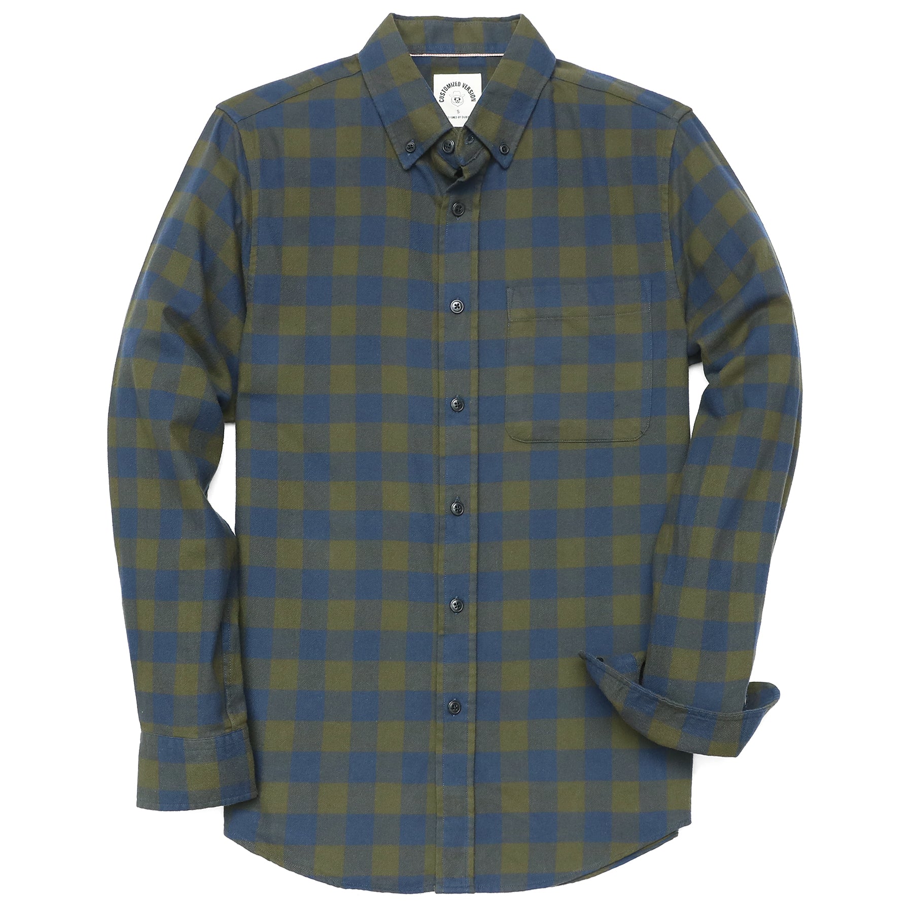 Men's Plaid Flannel Long Sleeve Shirts #0340