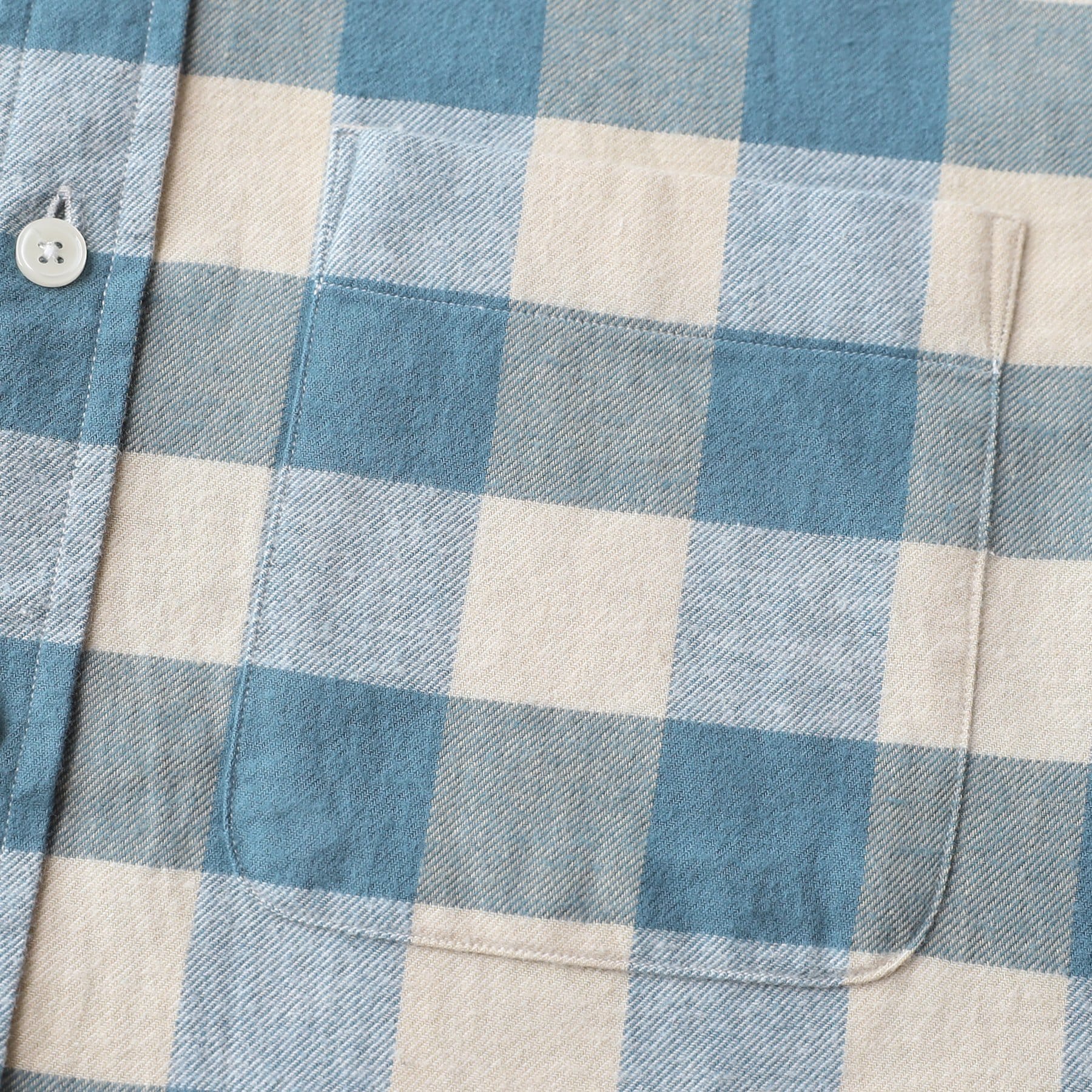 Herren Kariertes Flanell Langarmhemd #0325
