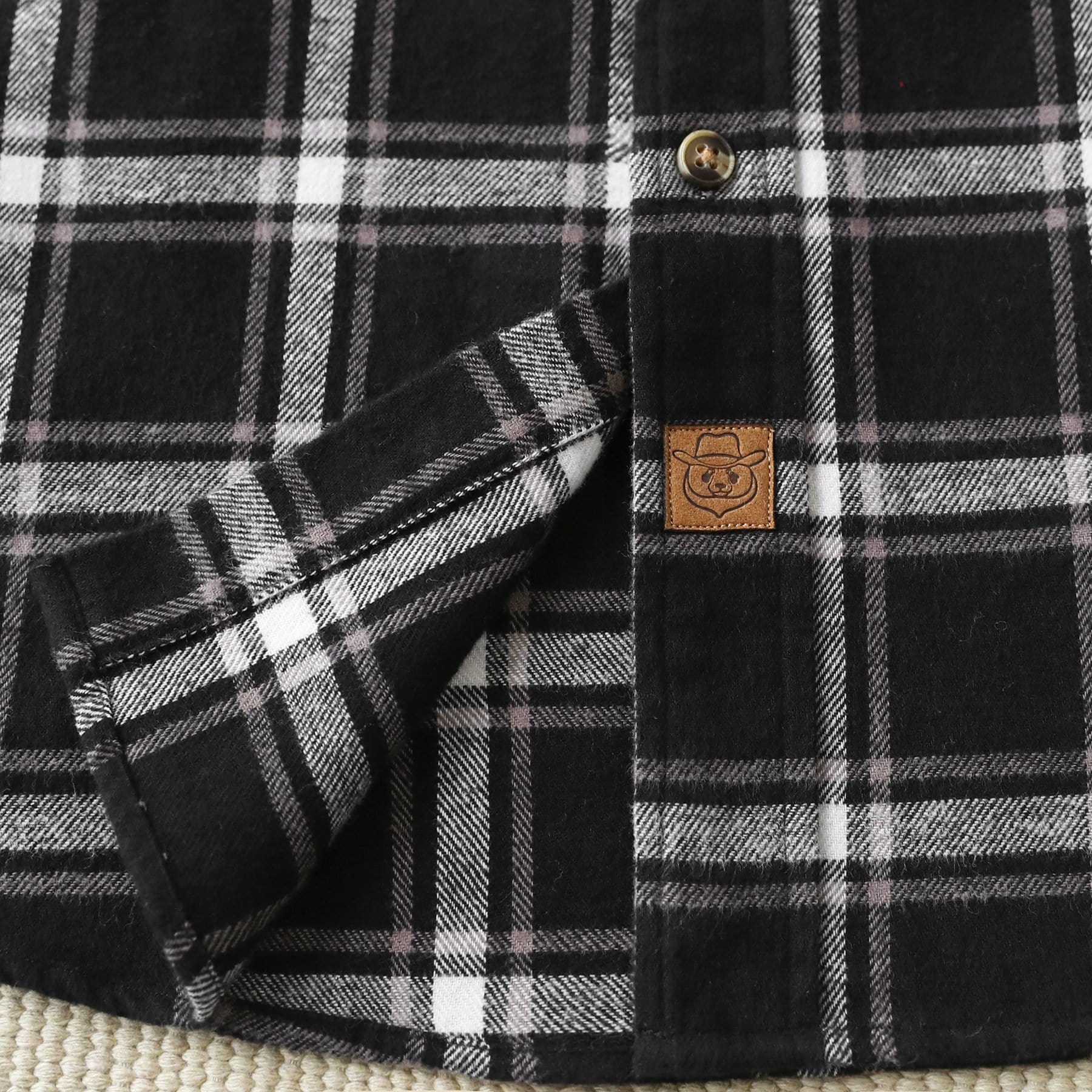 Mens Midweight Flannel Shirts Long Sleeve Casual Button Down Brushed 100% Cotton Shirt#1006