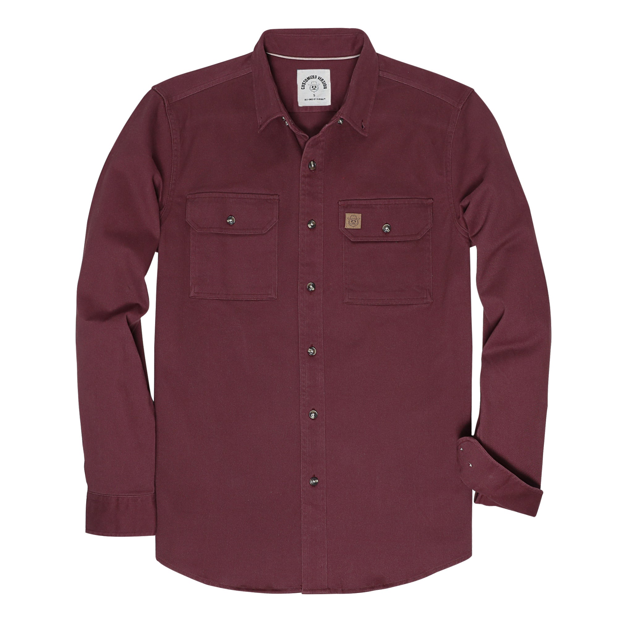 Chemise vintage décontractée pour homme, 100 % coton, avec poche, style travail, pour l'extérieur, #1503