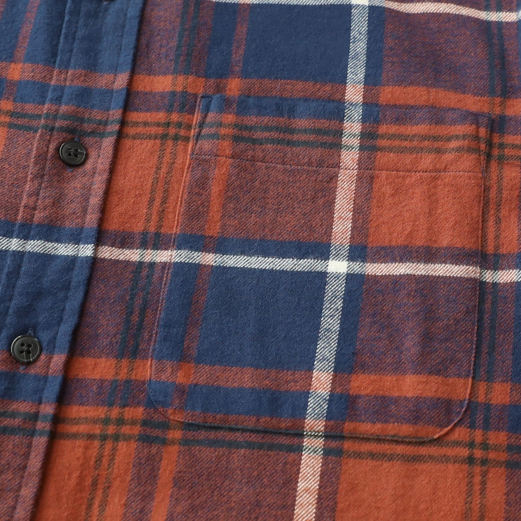 Herren Kariertes Flanell Langarmhemd #0310