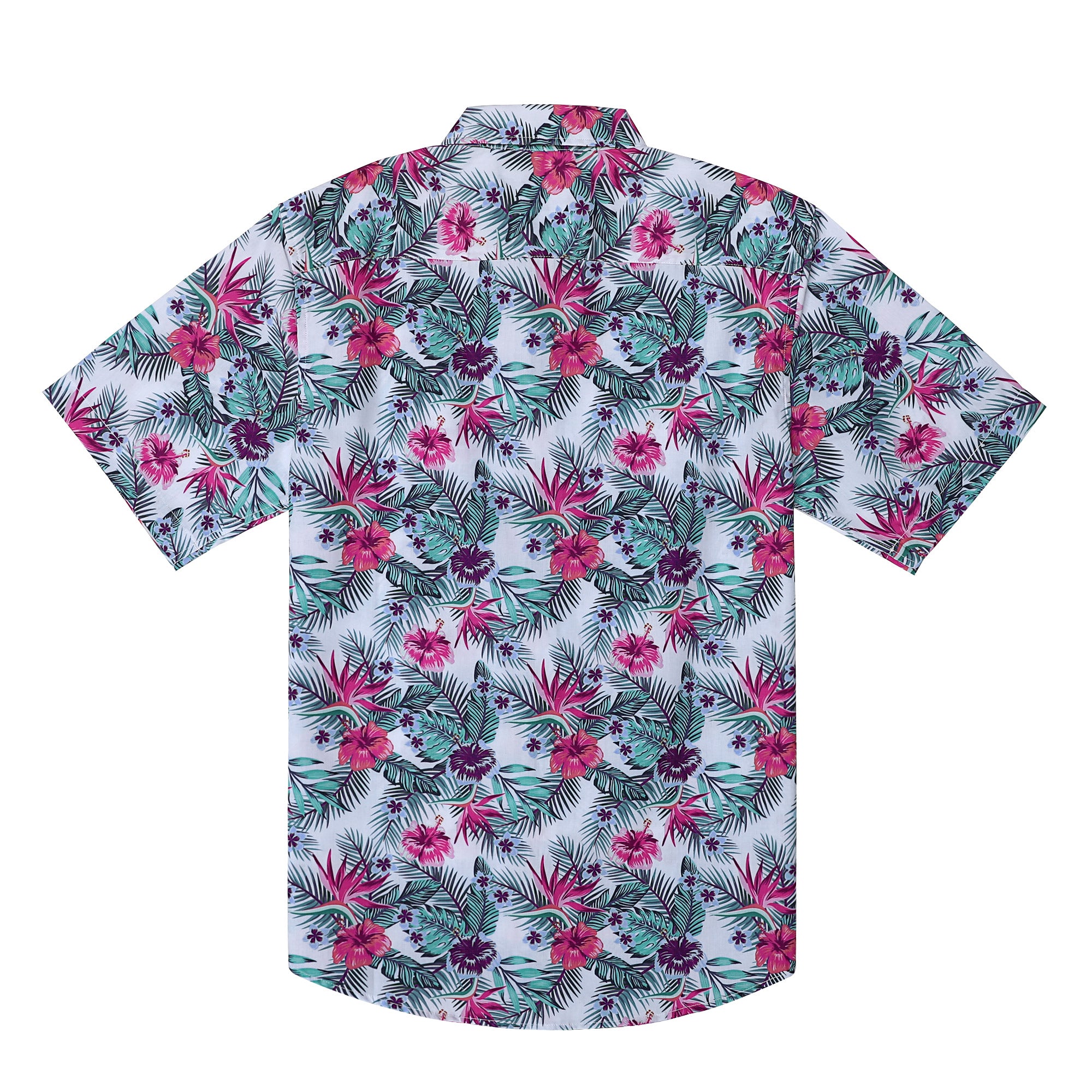 Chemise hawaïenne pour homme Aloha Tropical, manches courtes, boutonnée, imprimé plage, #2622