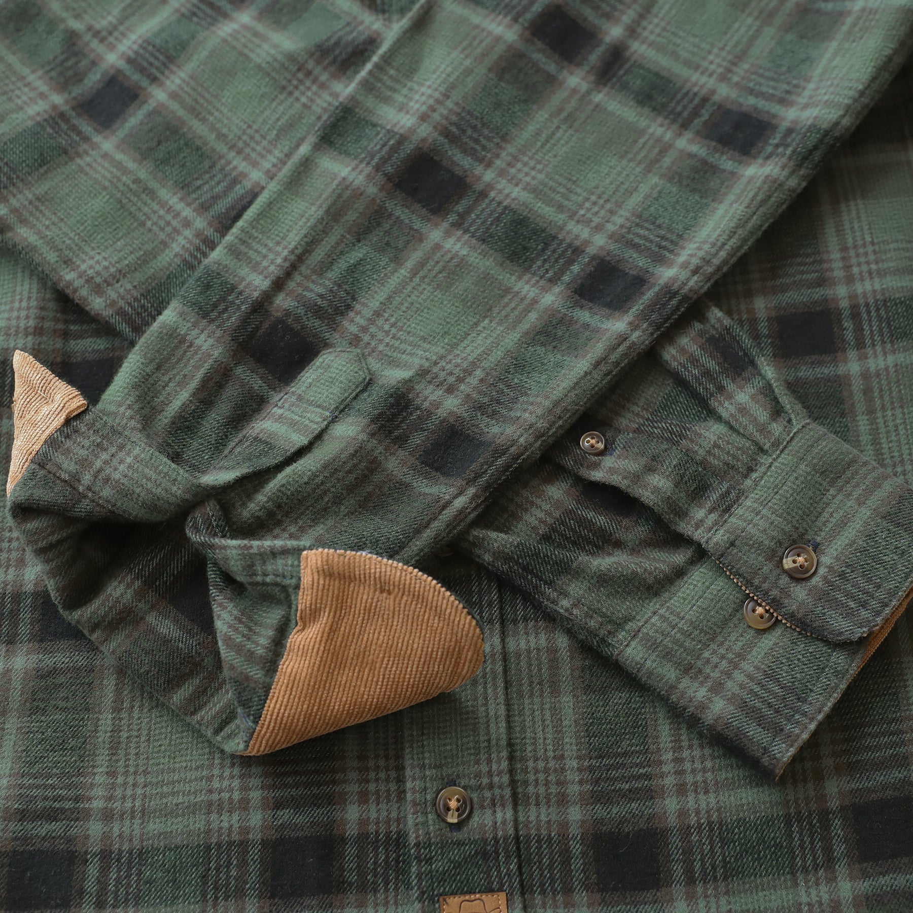 Chemises en flanelle mi-lourde pour hommes, manches longues, décontractées, boutonnées, 100 % coton brossé, n° 1014