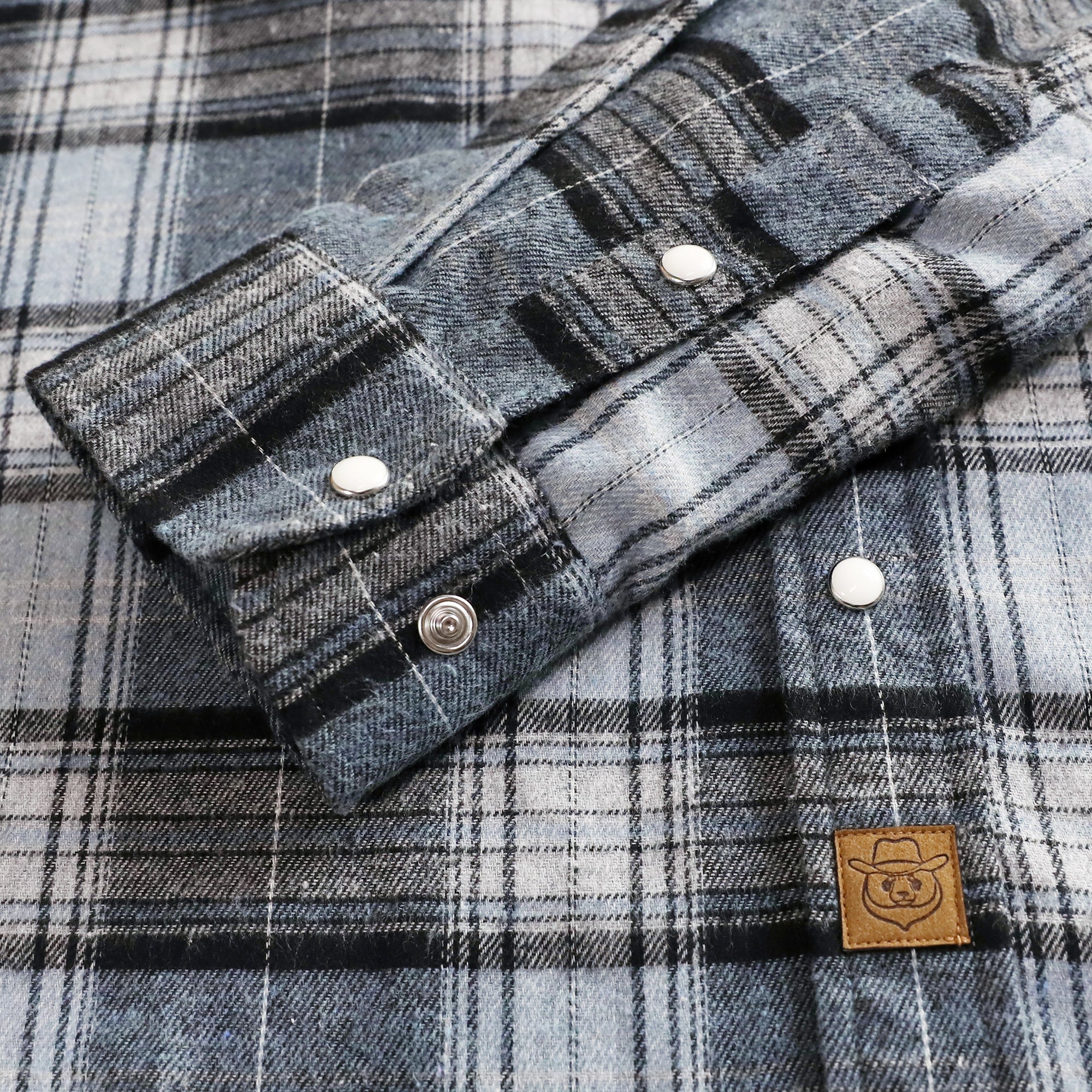 Mens Flannel Long Sleeve Pearl Snap Buttons Western Cowboy Vintage Casual Shirts #2813