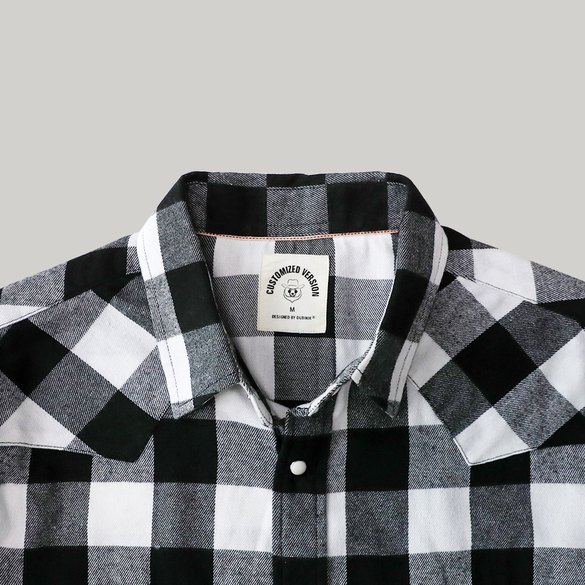 Mens Flannel Long Sleeve Pearl Snap Buttons Western Cowboy Vintage Casual Shirts #2801