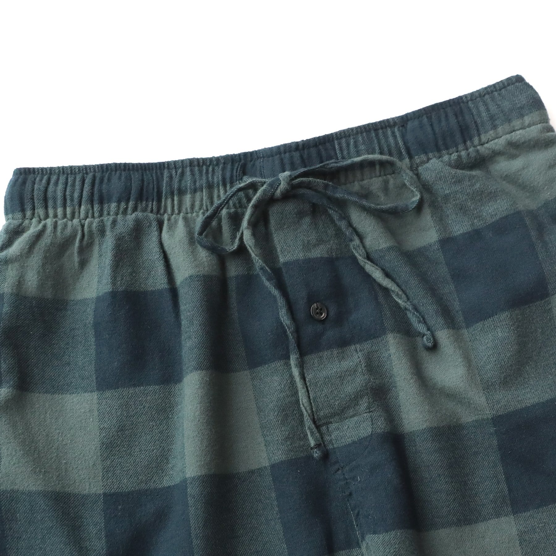 Pyjama en flanelle de coton à carreaux, pantalon de nuit et de détente, bas de pyjama avec poches et braguette boutonnée #3011