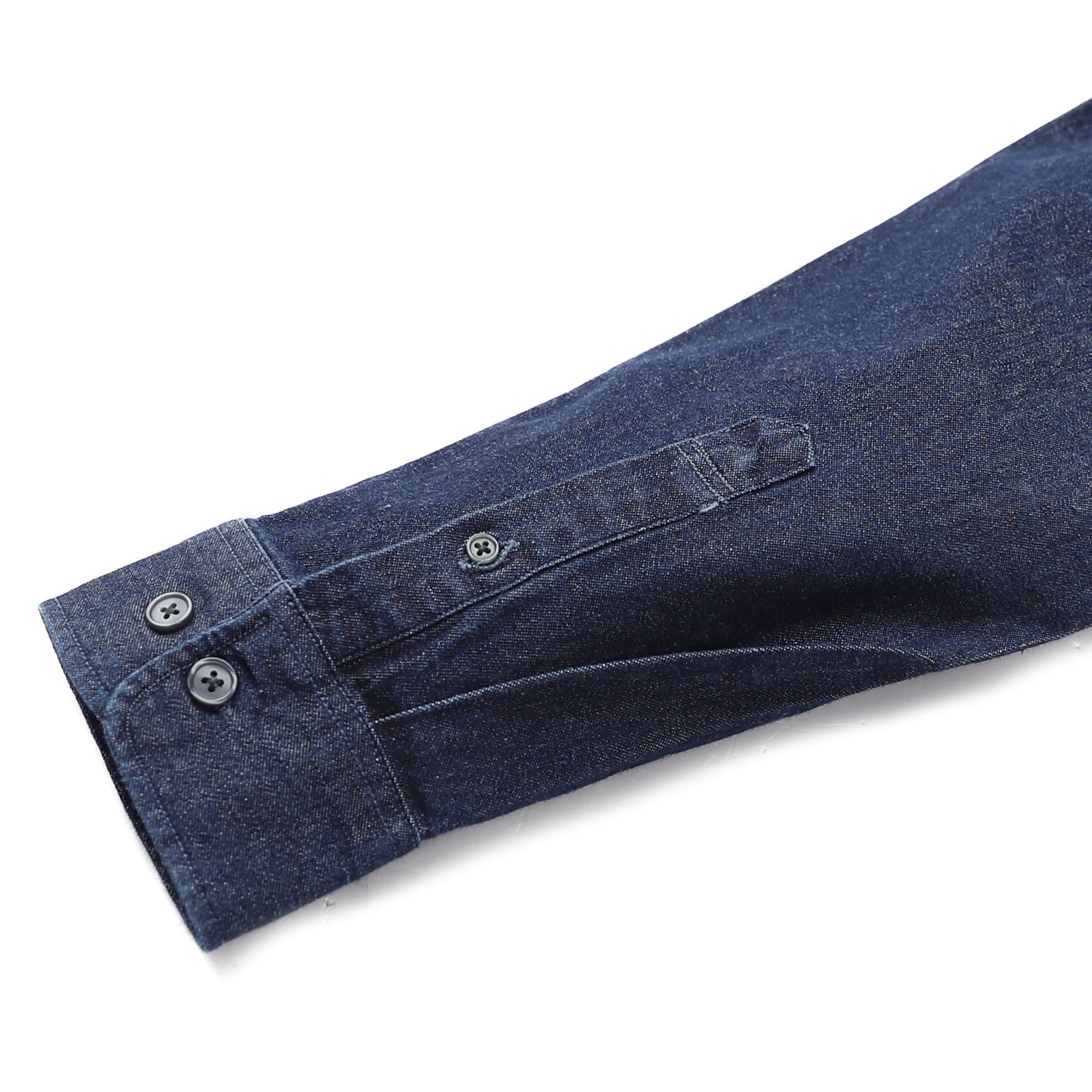 Chemise en jean à manches longues en coton pour homme #4500