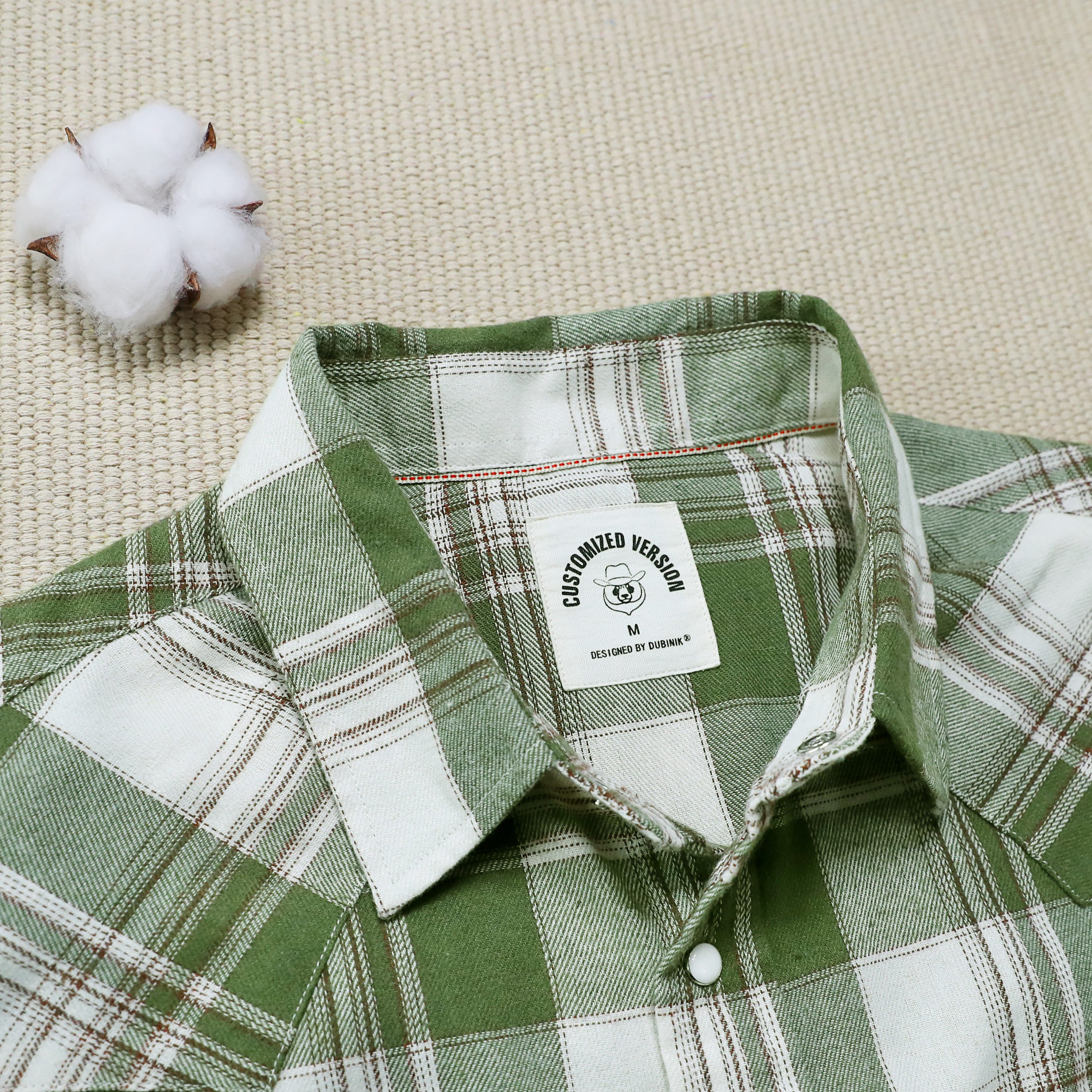 Mens Flannel Long Sleeve Pearl Snap Buttons Western Cowboy Vintage Casual Shirts #2815