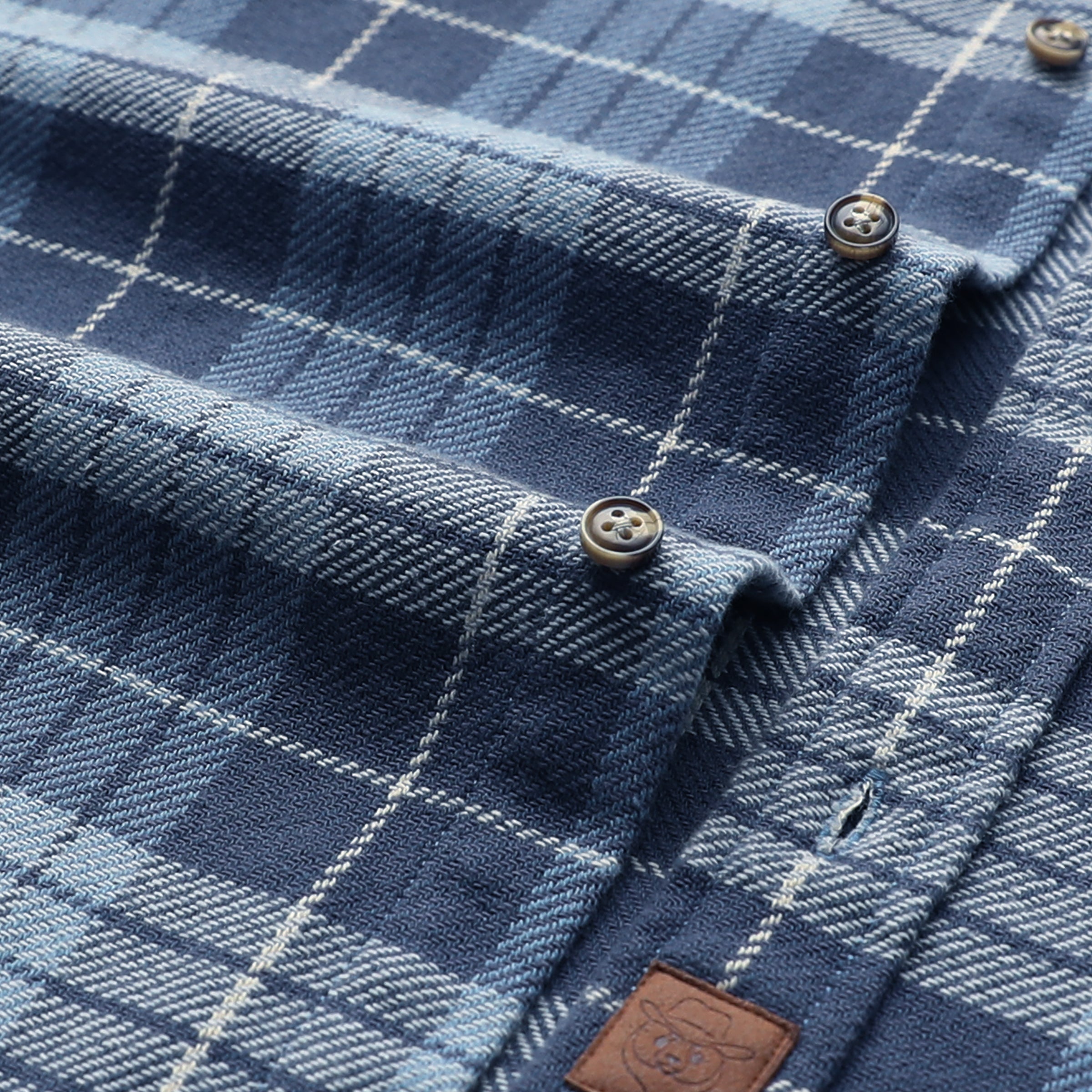Mens Midweight Flannel Shirts Long Sleeve Casual Button Down Brushed 100% Cotton Shirt#10110