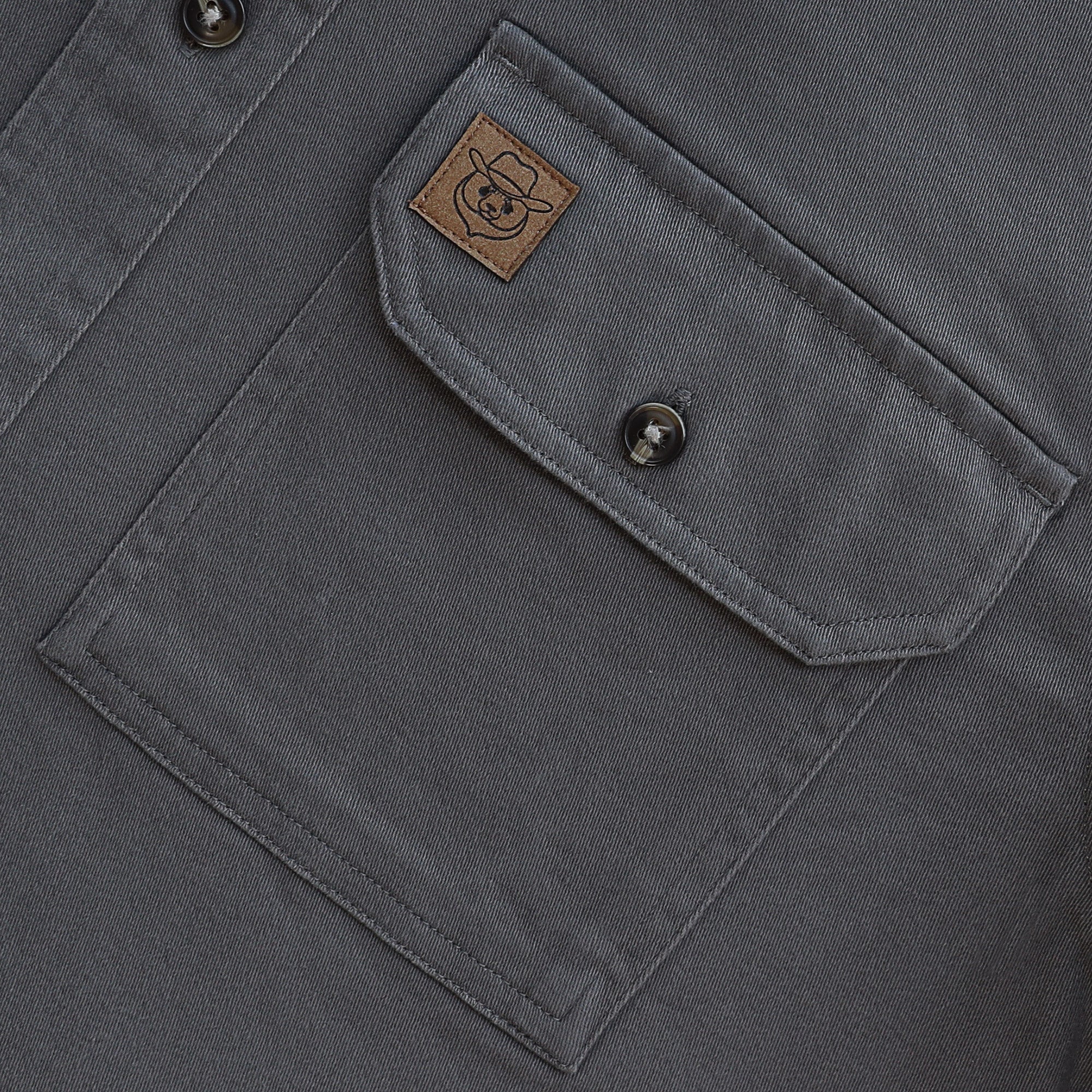 Chemise vintage décontractée pour homme, 100 % coton, avec poche, style travail, pour l'extérieur, #1505