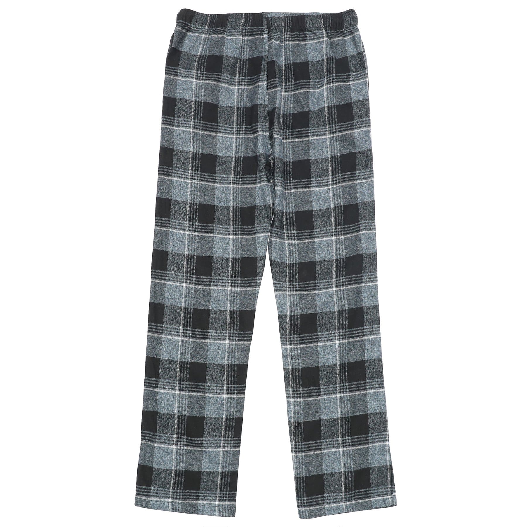 Pyjama en flanelle de coton à carreaux, pantalon de nuit et de détente, bas de pyjama avec poches et braguette boutonnée #3002