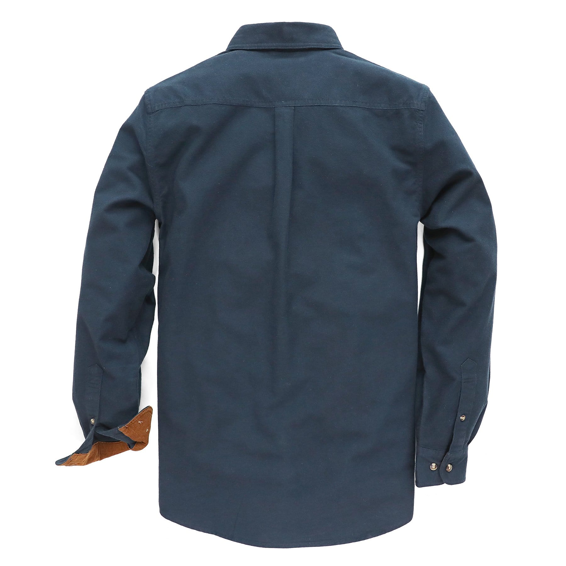 Herren Mittelschweres Flanellhemd, Langarm, lässig, Button-Down, gebürstetes Hemd aus 100 % Baumwolle #1020