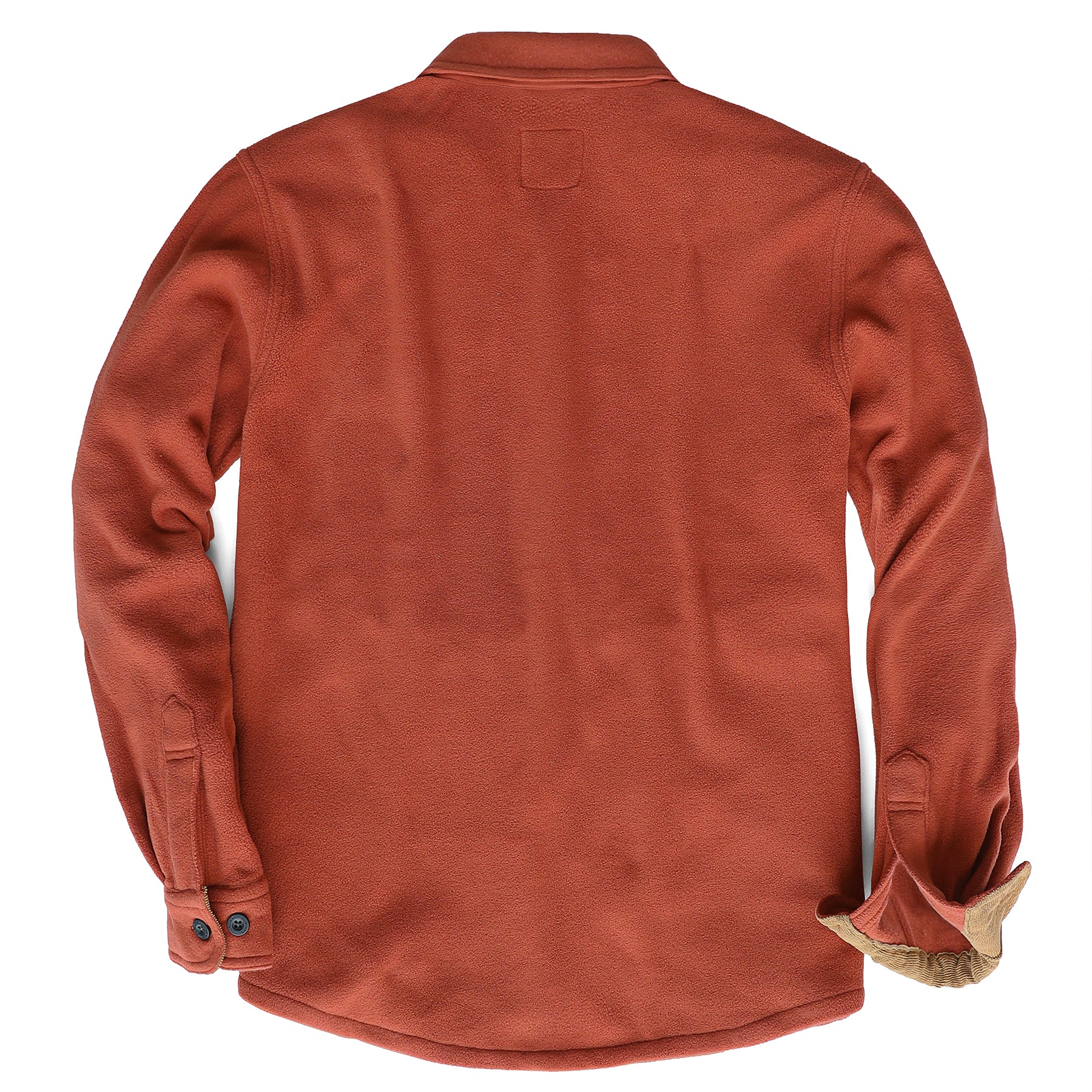 Mens Long Sleeve Fleece Shirt Casual Button Down Light-in-weight Shirt #0242