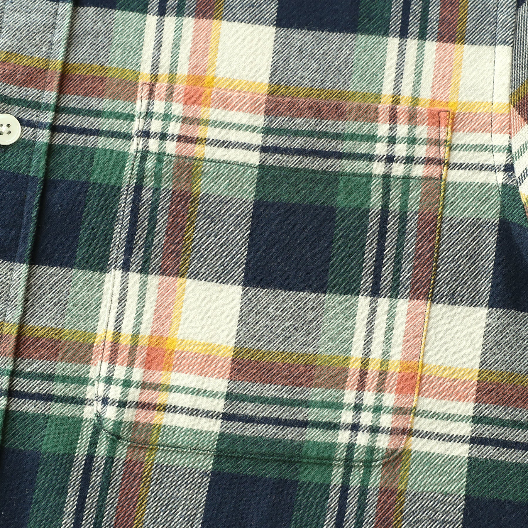 Herren Kariertes Flanell Langarmhemd #0332