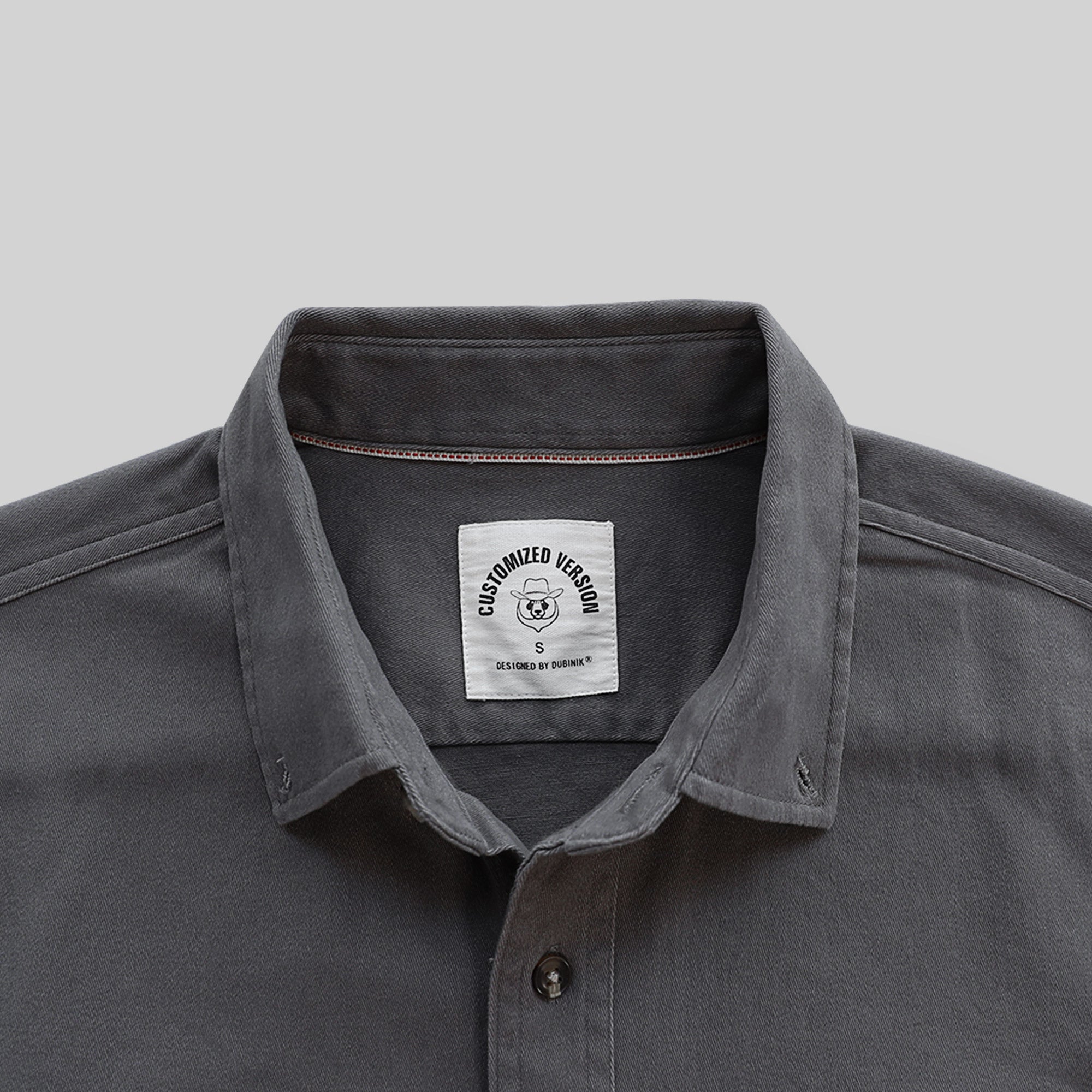 Chemise vintage décontractée pour homme, 100 % coton, avec poche, style travail, pour l'extérieur, #1505