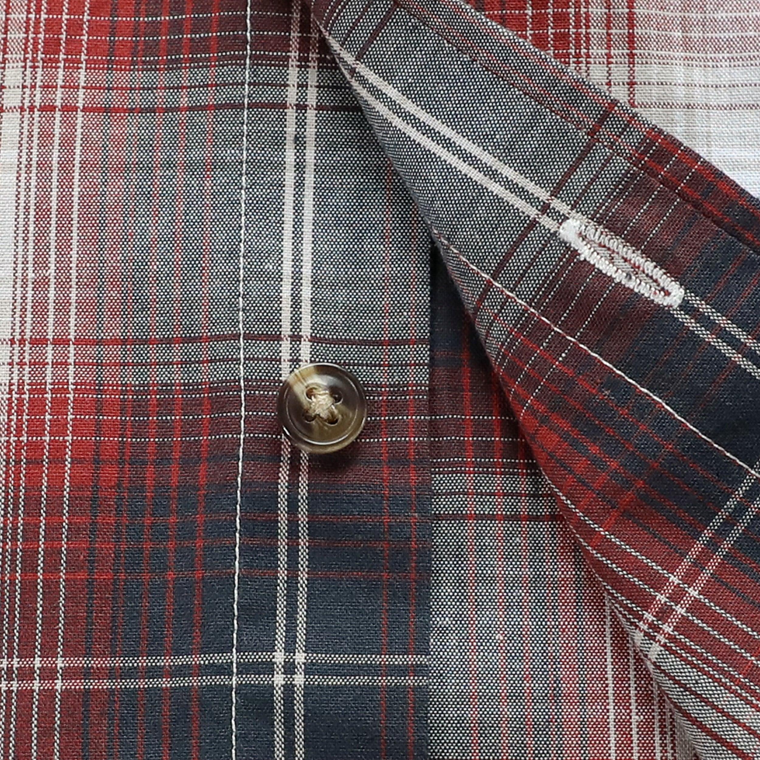 Chemises boutonnées à manches courtes pour hommes Dubinik®, 100 % coton, décontractées, à carreaux, avec poche, n° 0110