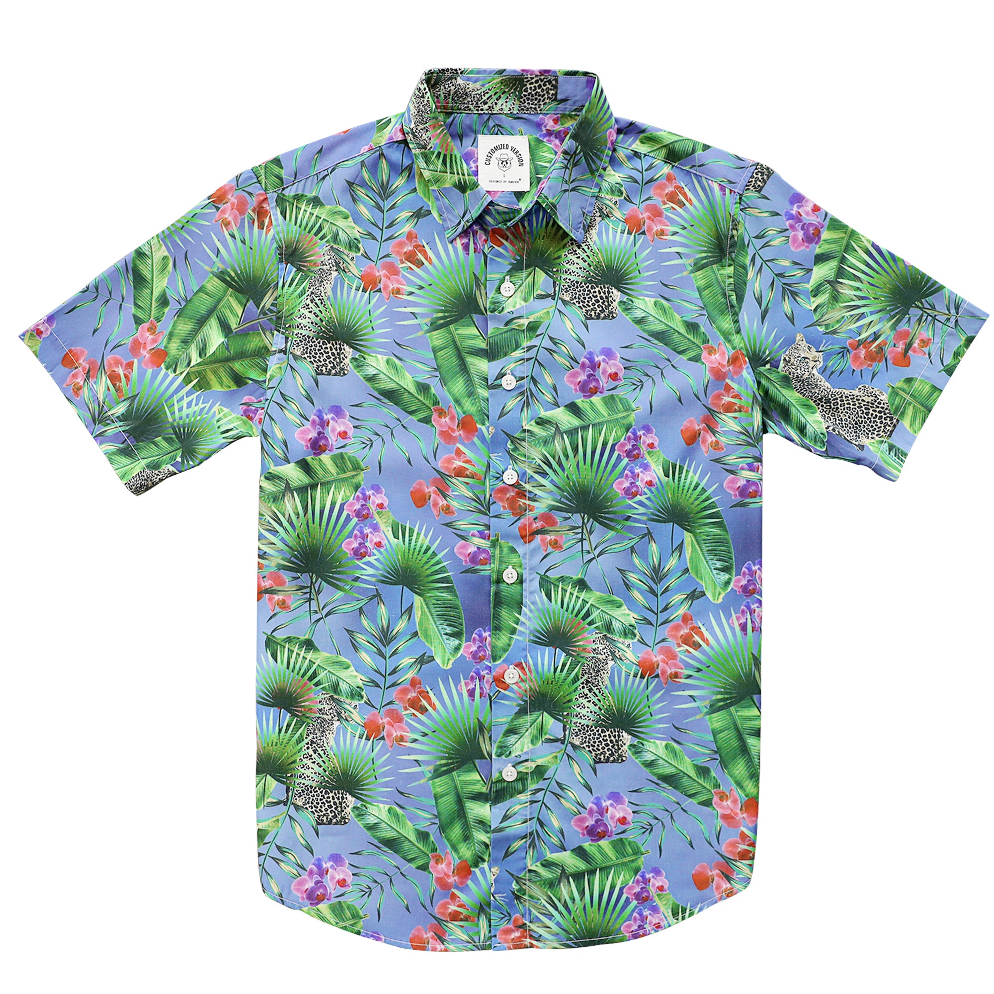 Chemise hawaïenne pour homme Aloha Tropical, manches courtes, boutonnée, imprimé plage, #2603