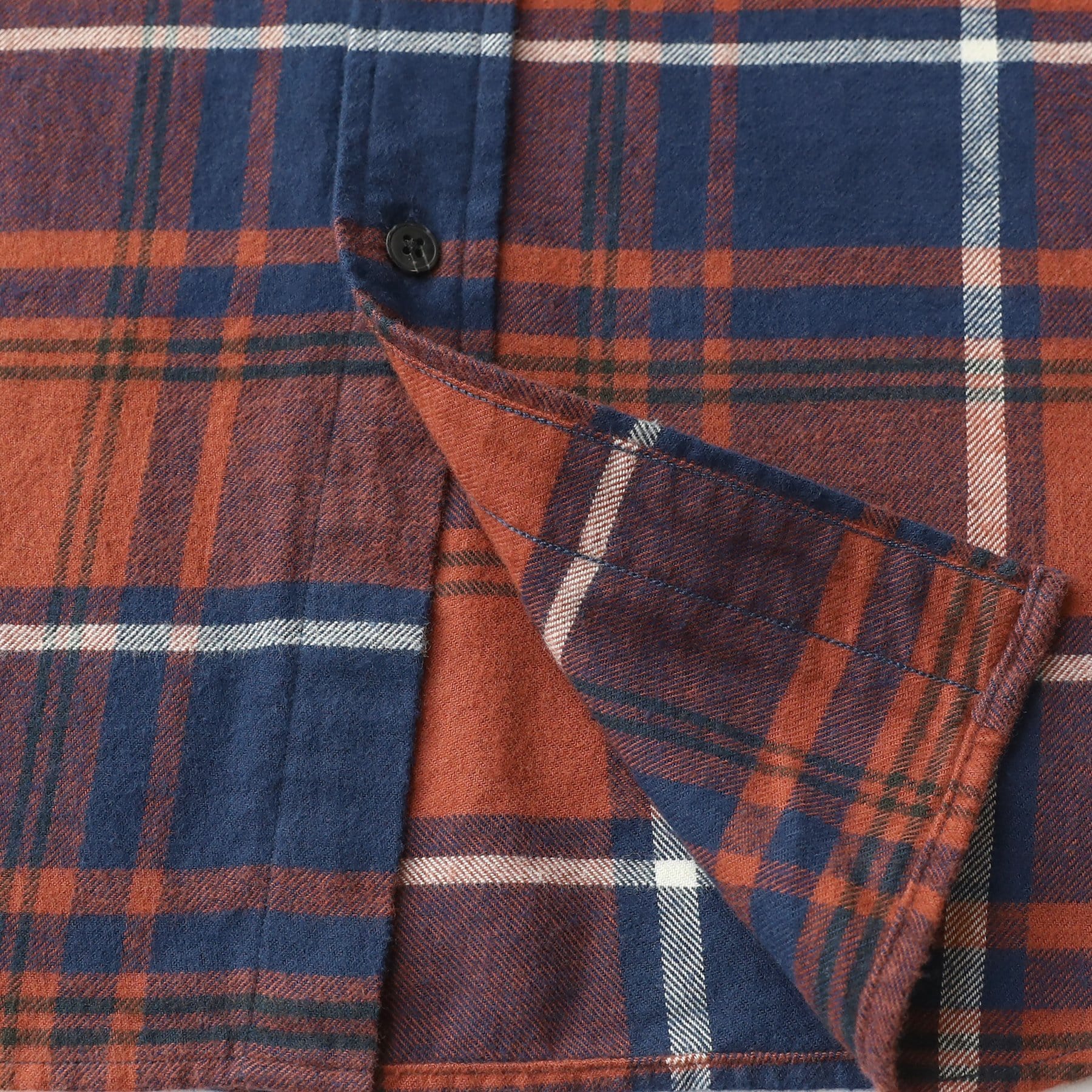 Herren Kariertes Flanell Langarmhemd #0310