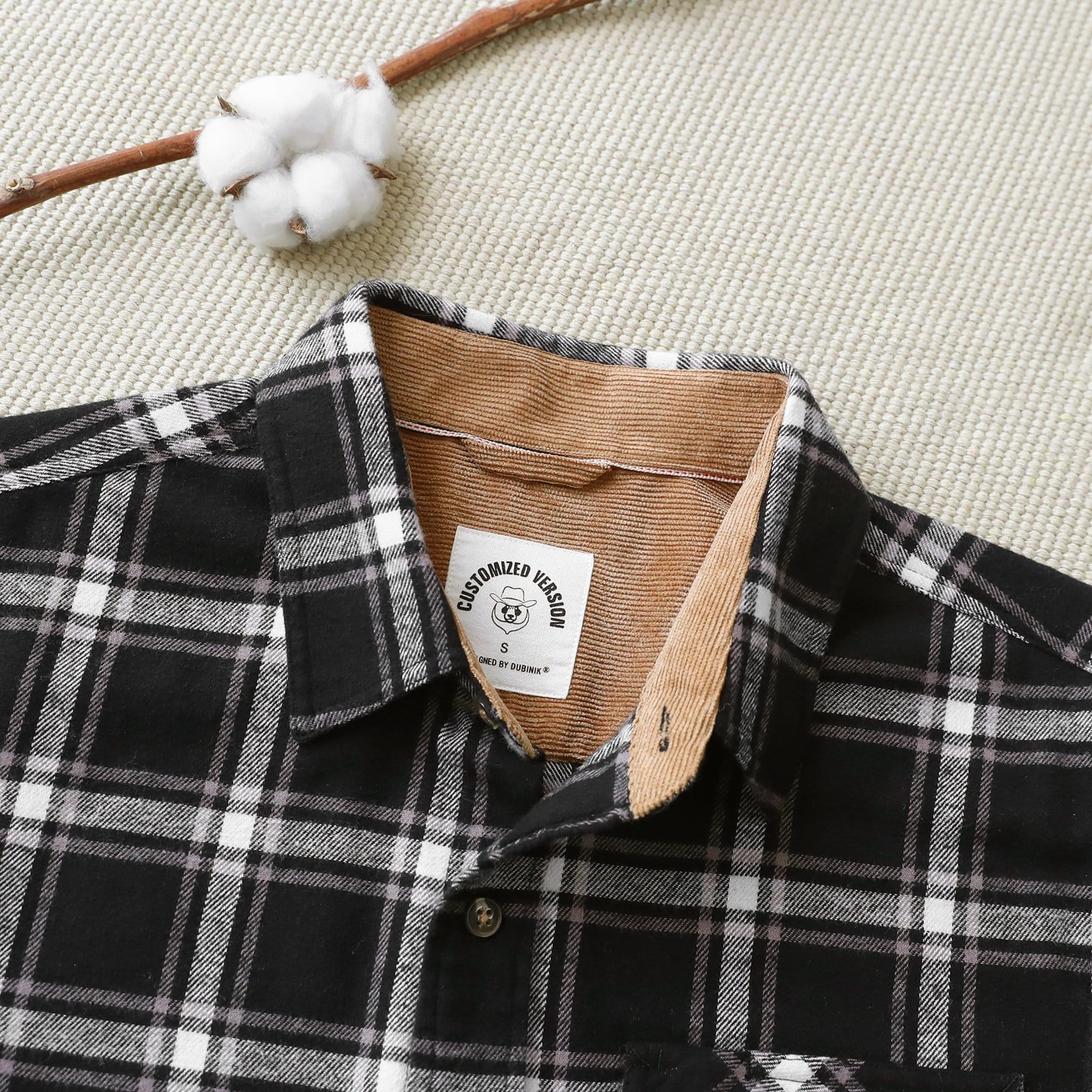Mens Midweight Flannel Shirts Long Sleeve Casual Button Down Brushed 100% Cotton Shirt#1006
