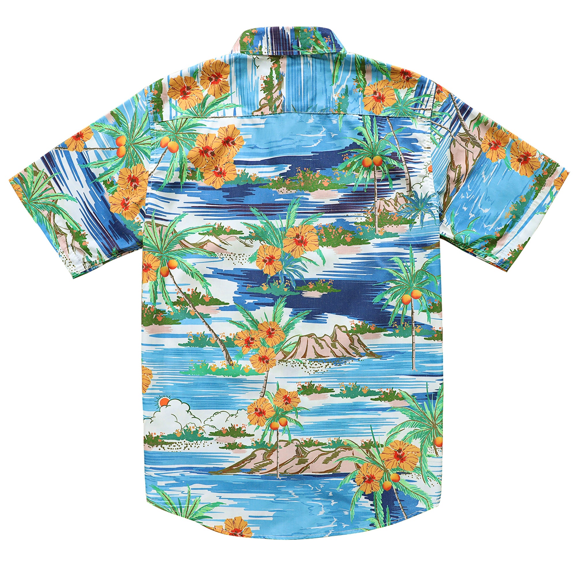 Chemise hawaïenne pour homme Aloha Tropical, manches courtes, boutonnée, imprimé plage, #2602 