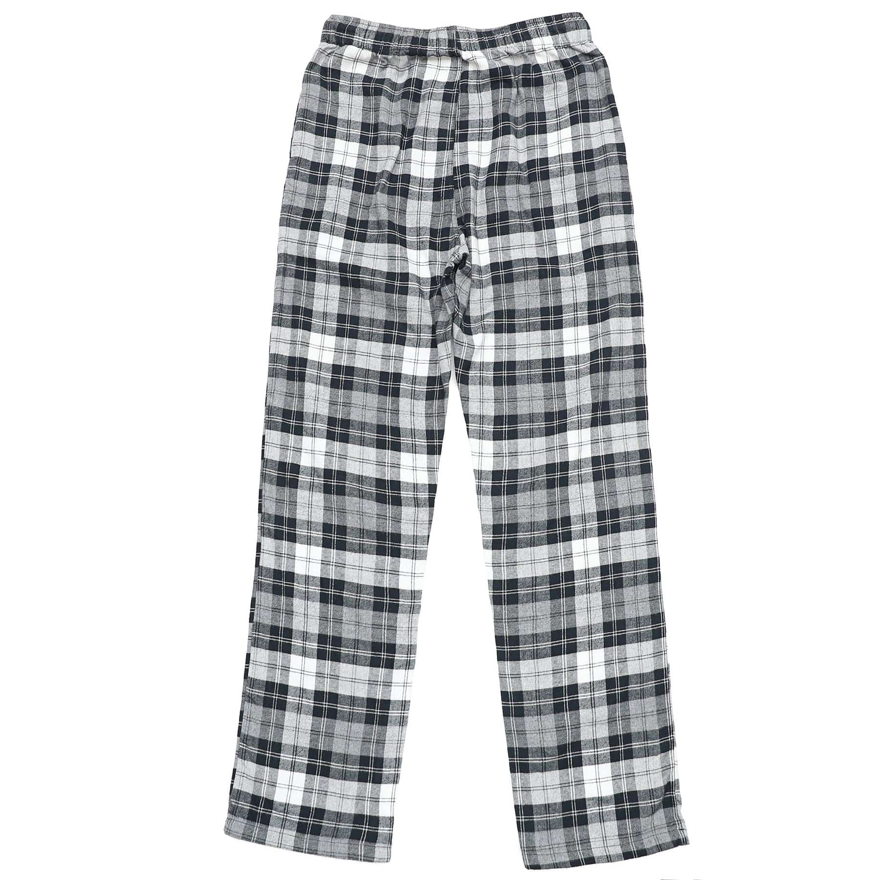 Pyjama en flanelle de coton à carreaux, pantalon de nuit et de détente, bas de pyjama avec poches et braguette boutonnée #3013