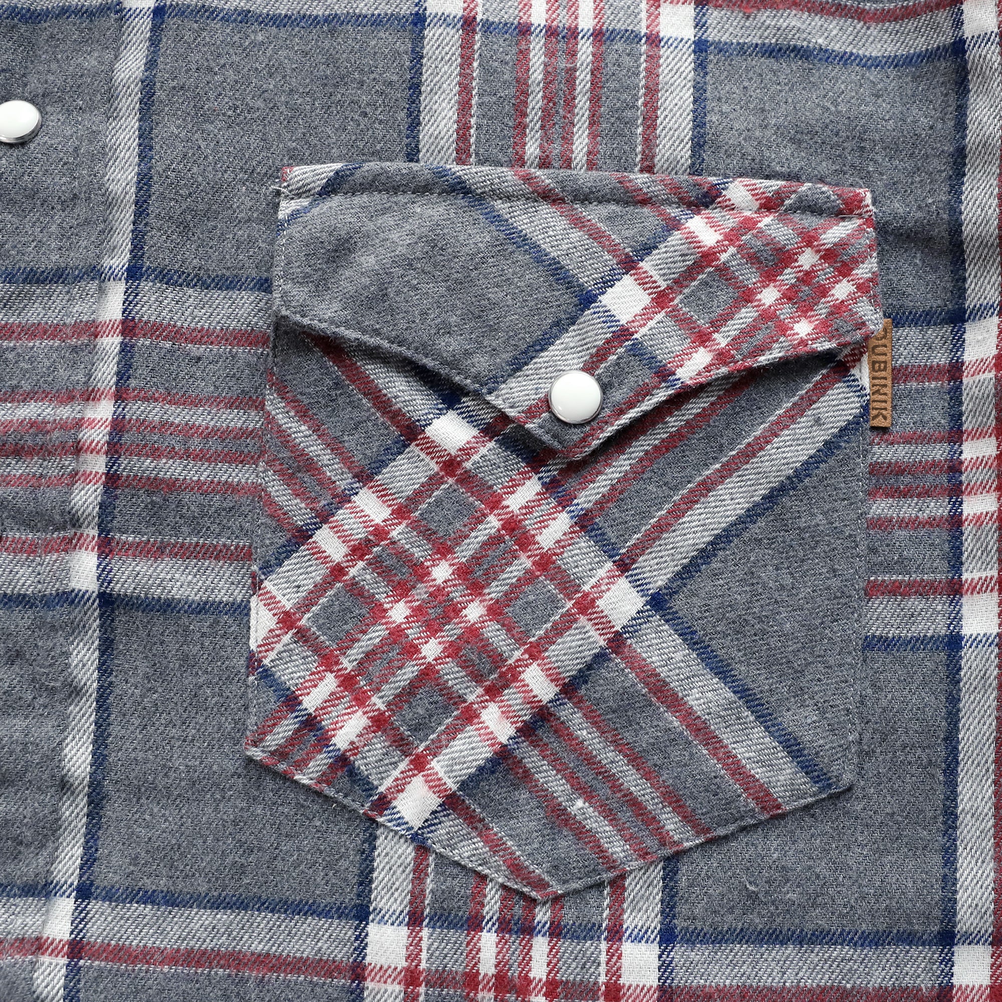 Mens Flannel Long Sleeve Pearl Snap Buttons Western Cowboy Vintage Casual Shirts #2810