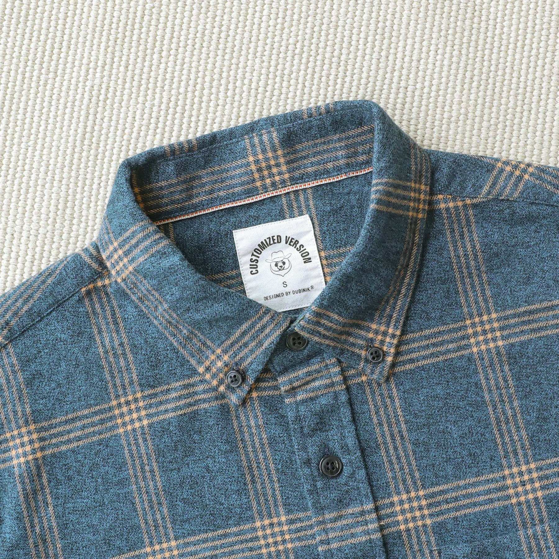 Men's Plaid Flannel Long Sleeve Shirts #0339