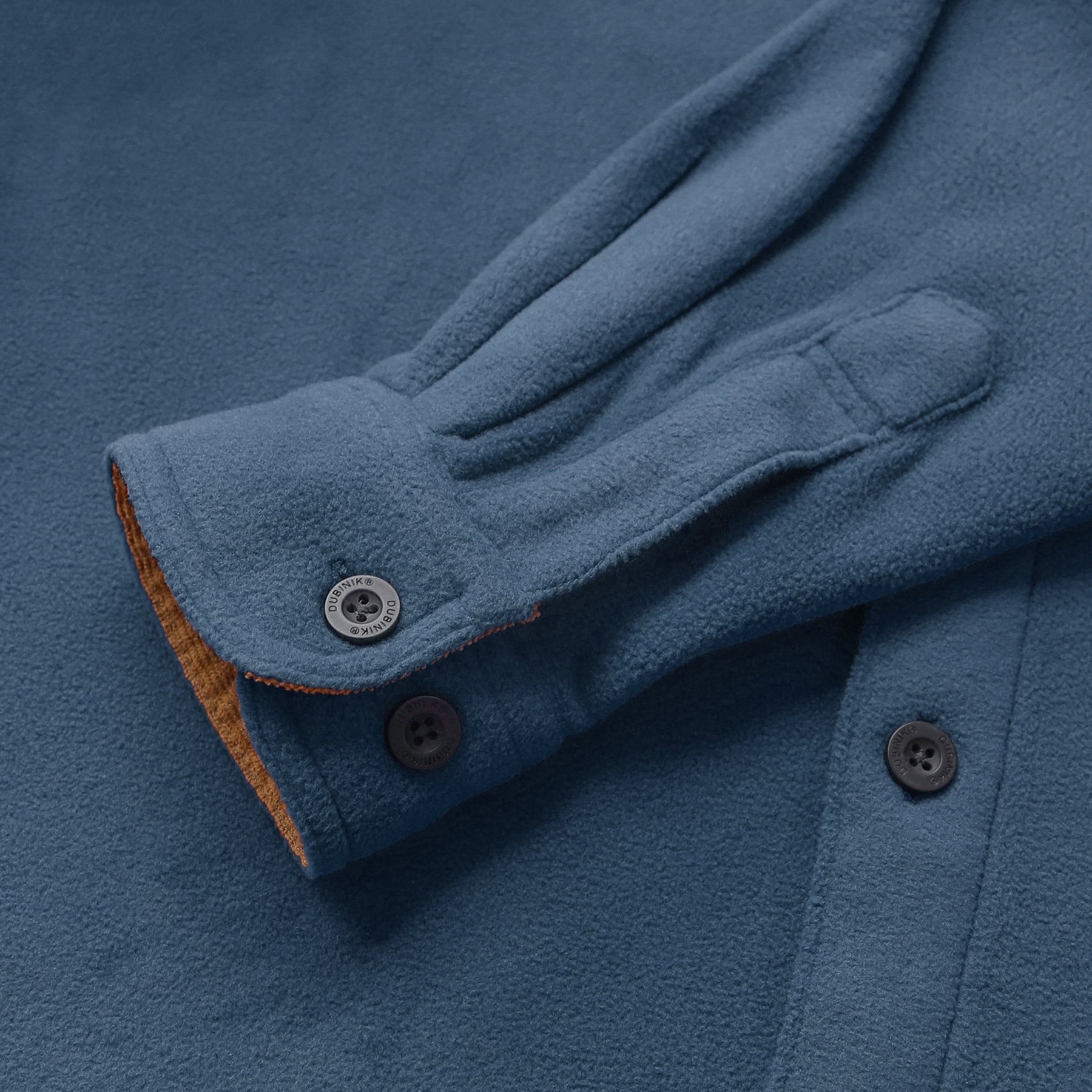 Mens Long Sleeve Fleece Shirt Casual Button Down Light-in-weight Shirt #0247