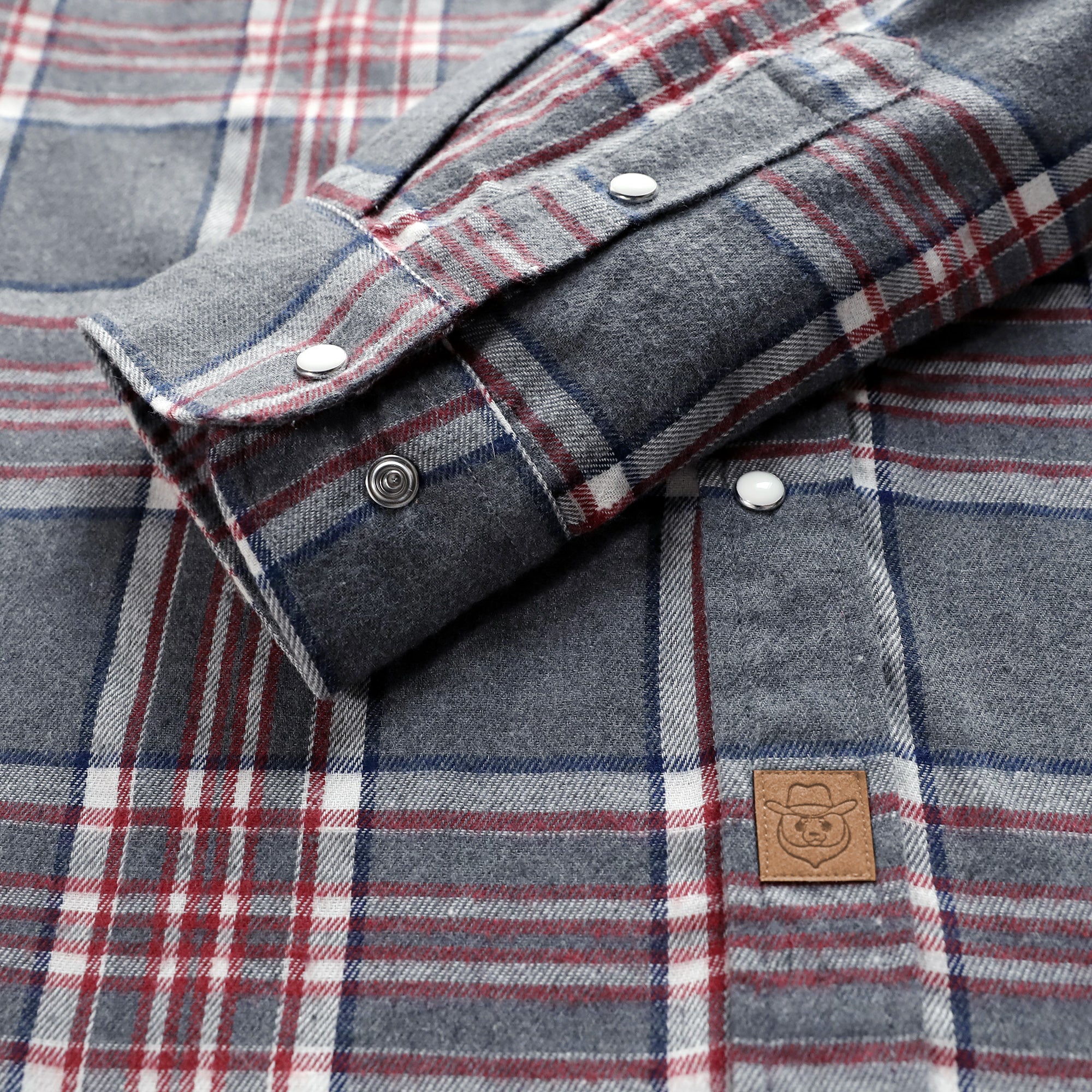 Mens Flannel Long Sleeve Pearl Snap Buttons Western Cowboy Vintage Casual Shirts #2810