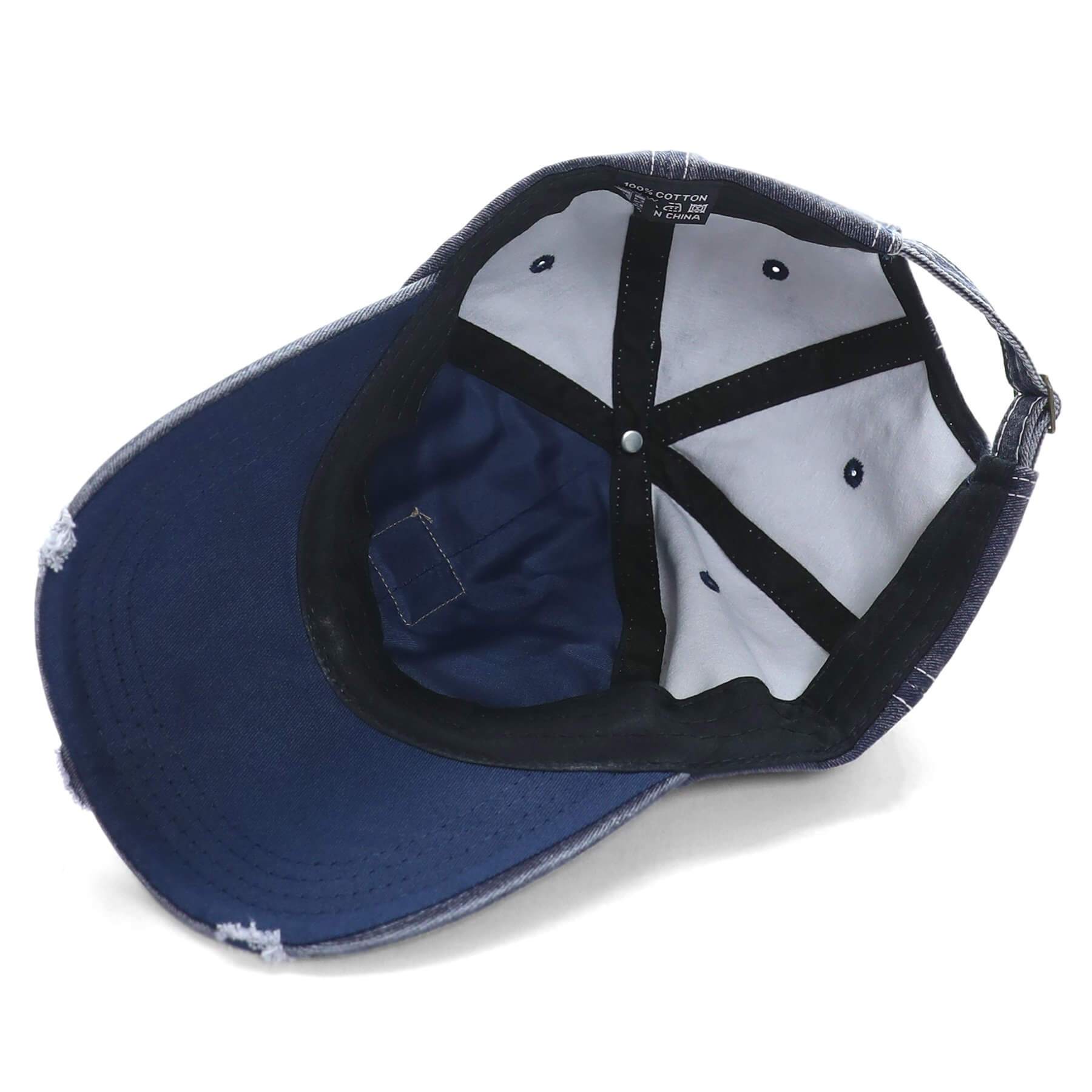 Casquette de baseball en denim et coton #2304 