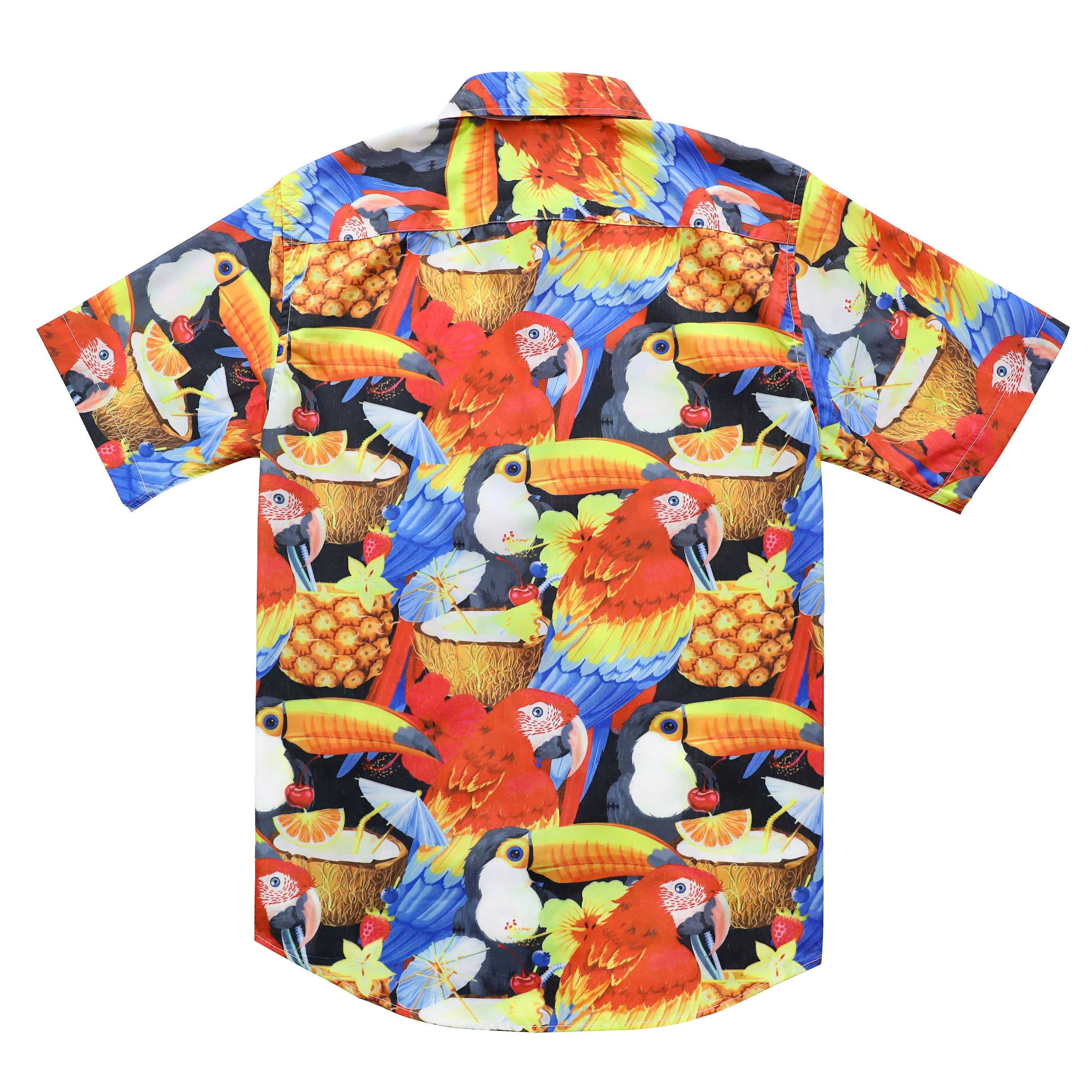 Chemise hawaïenne pour homme Aloha Tropical, manches courtes, boutonnée, imprimé plage, #2605