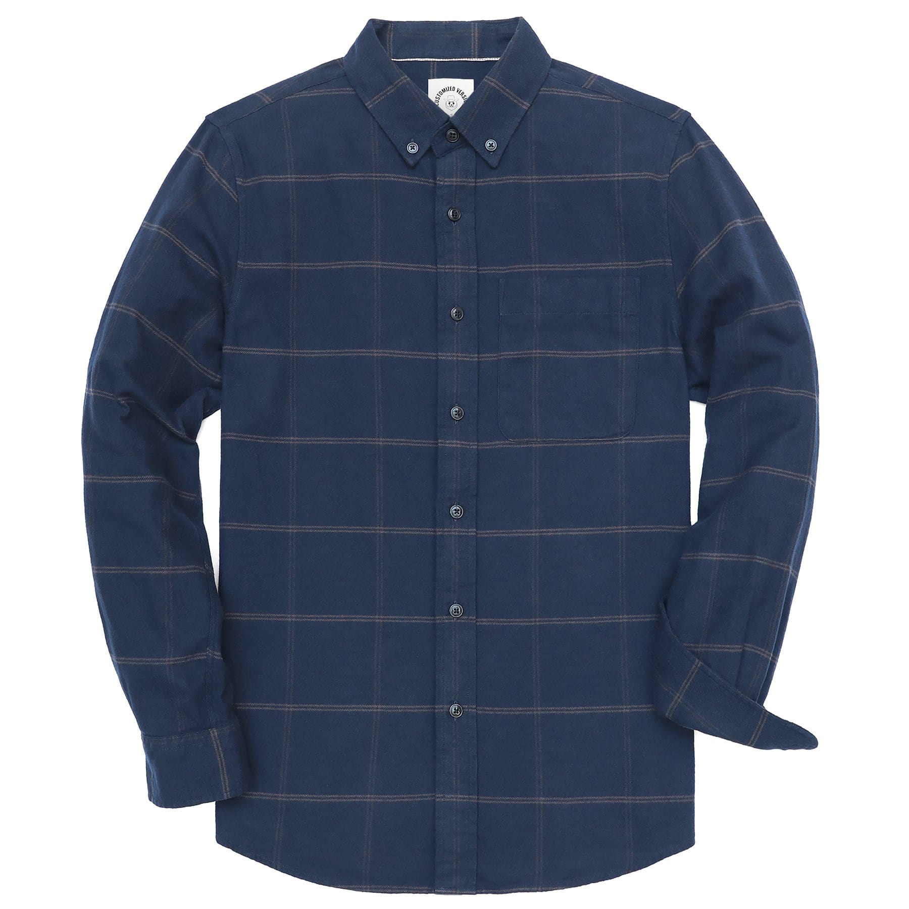 Men's Plaid Flannel Long Sleeve Shirts #0320