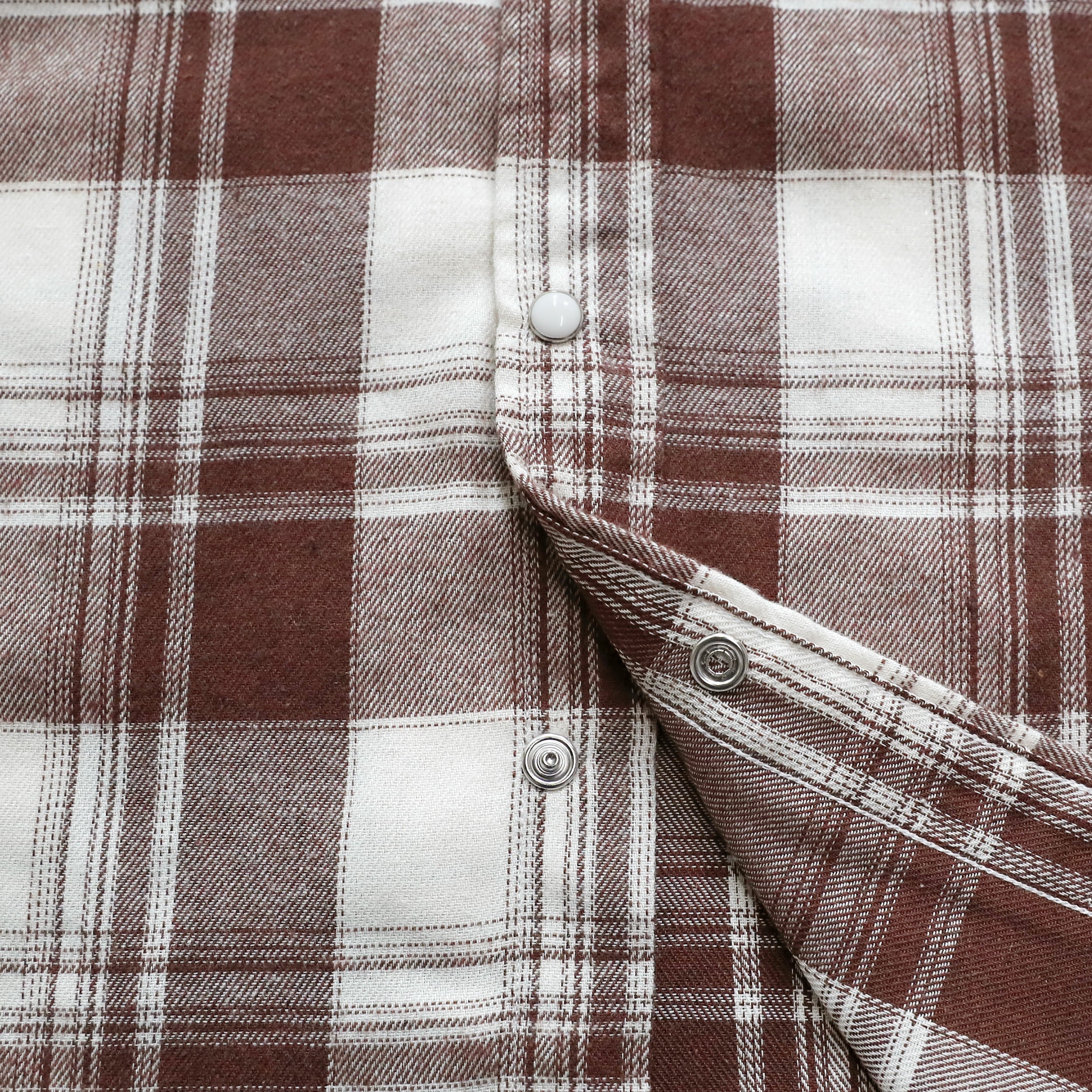 Chemises décontractées vintage en flanelle à manches longues et boutons-pression nacrés pour homme, style cowboy western, #2814 