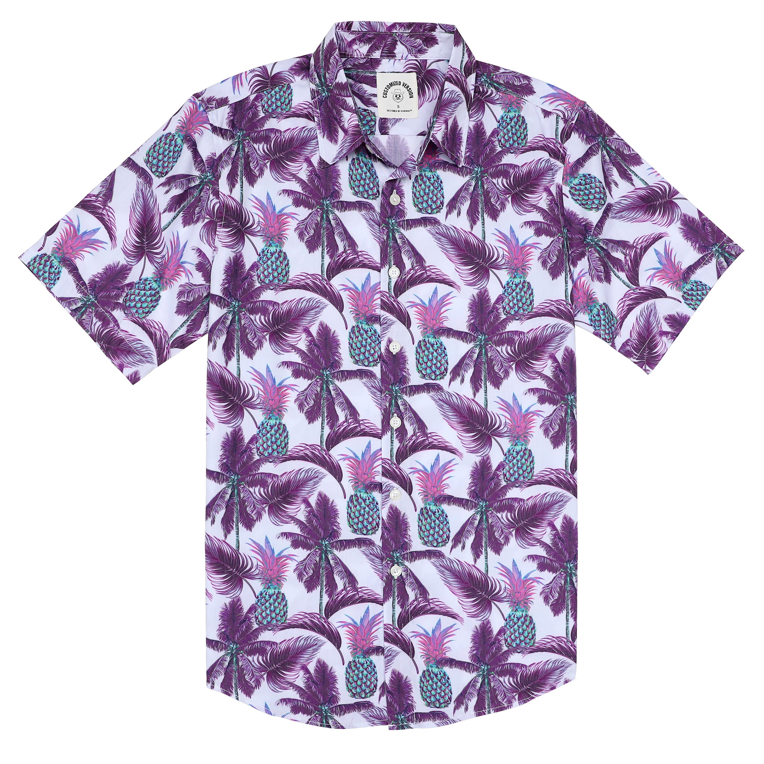 Chemise hawaïenne pour homme Aloha Tropical, manches courtes, boutonnée, imprimé plage, #2621