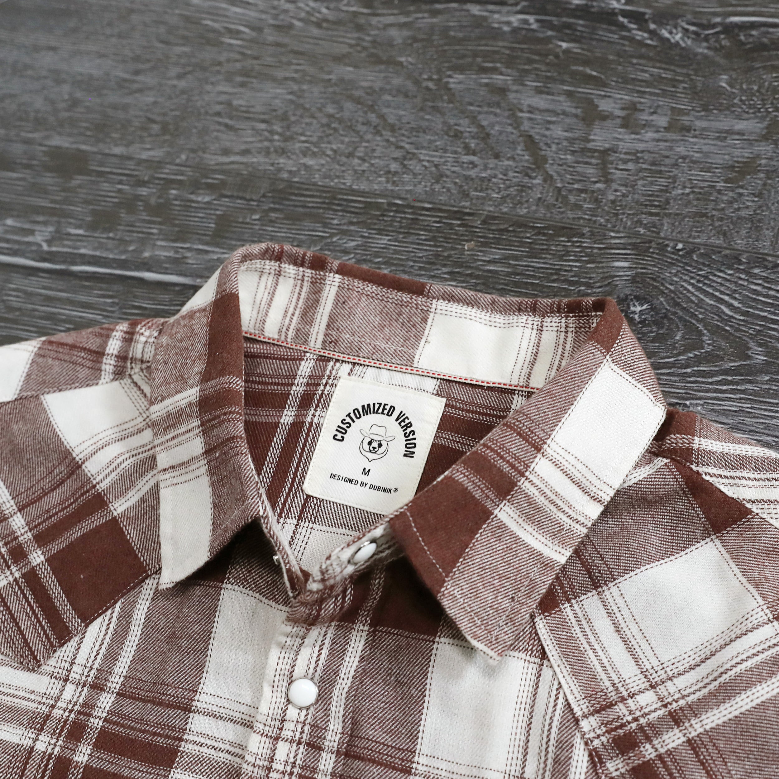 Chemises décontractées vintage en flanelle à manches longues et boutons-pression nacrés pour homme, style cowboy western, #2814 
