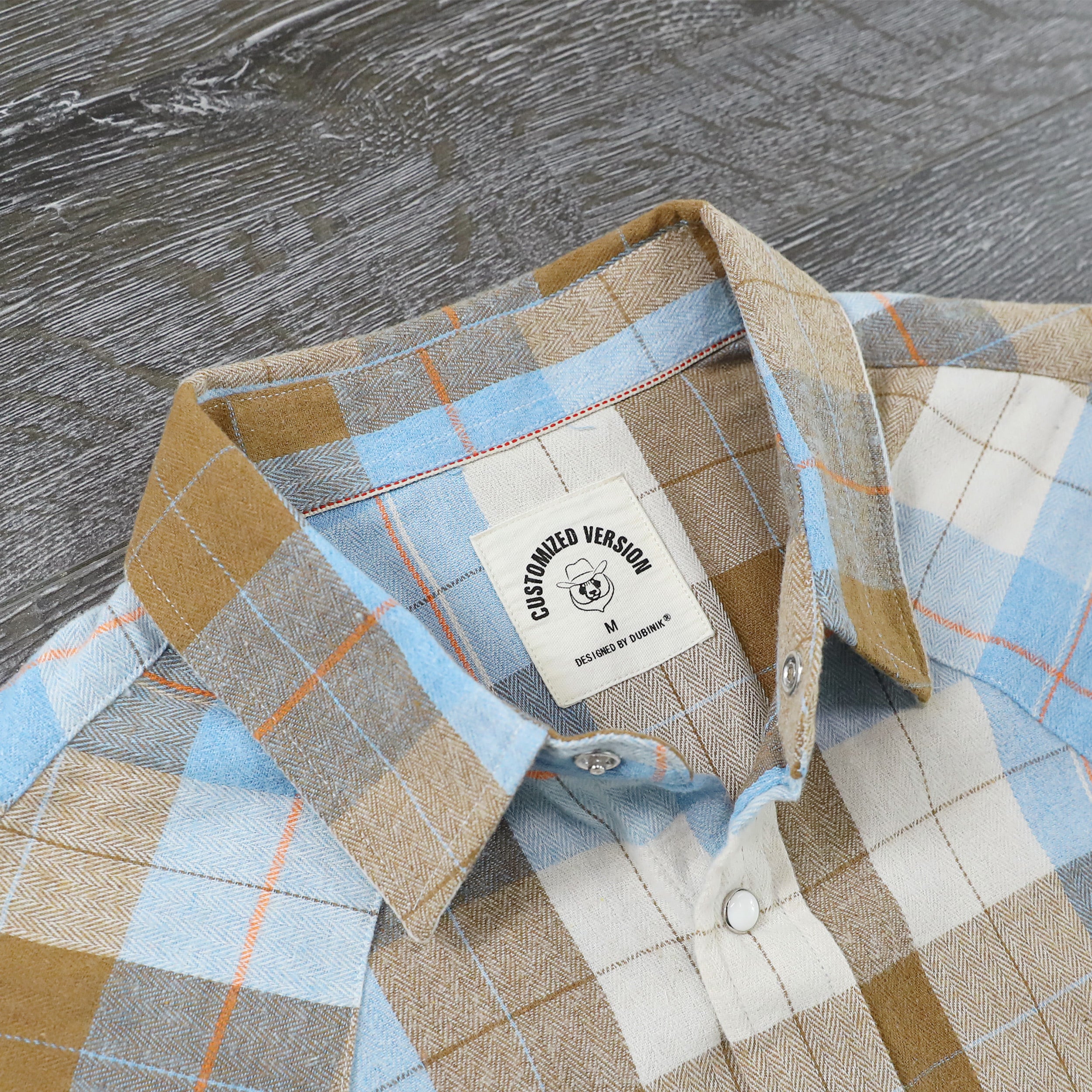 Mens Flannel Long Sleeve Pearl Snap Buttons Western Cowboy Vintage Casual Shirts #2821