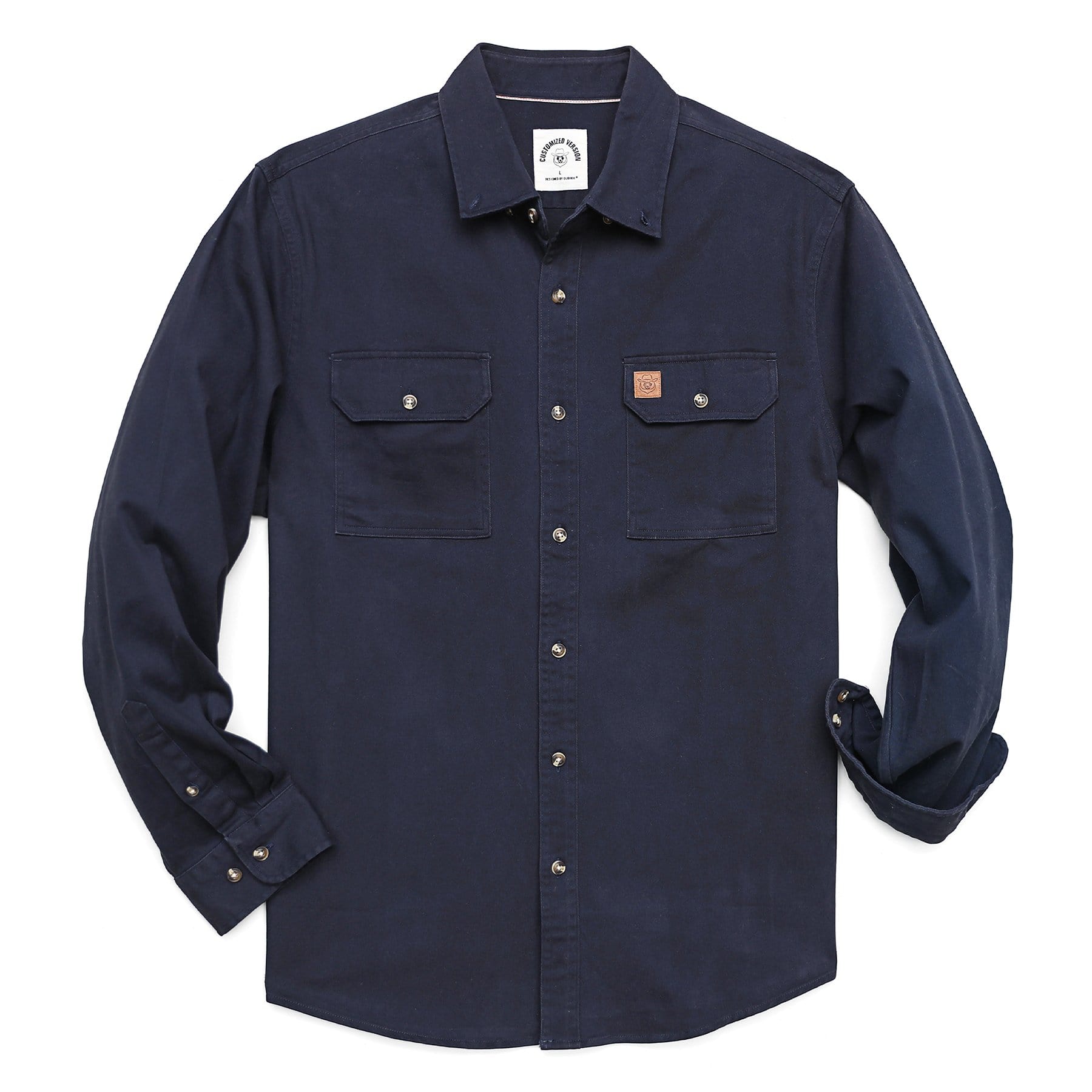 Chemise vintage décontractée pour homme, 100 % coton, avec poche, style travail, pour l'extérieur, #1502